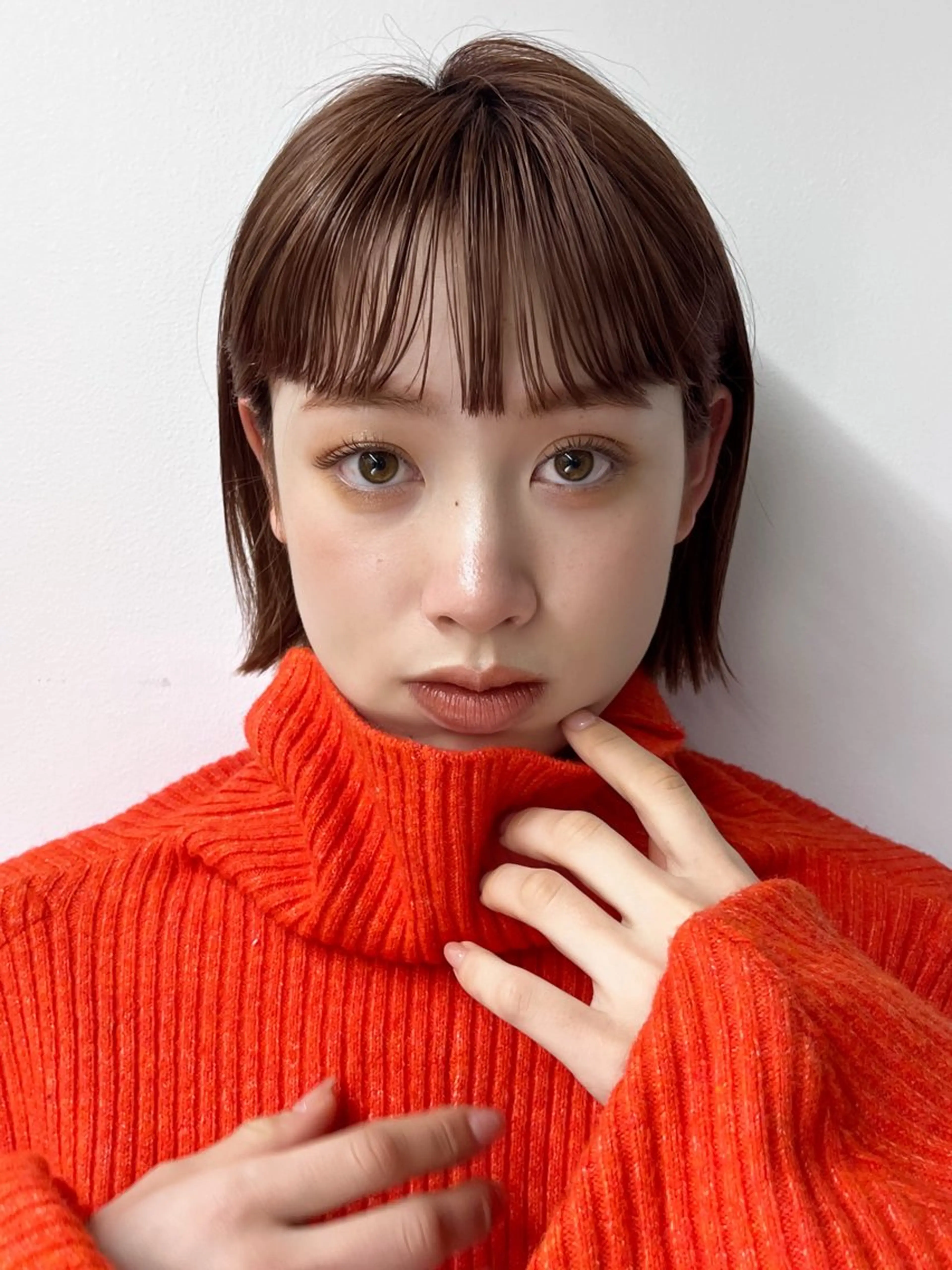 ミディアム ボブ 阿久津真衣 似合わせカットのヘアスタイル