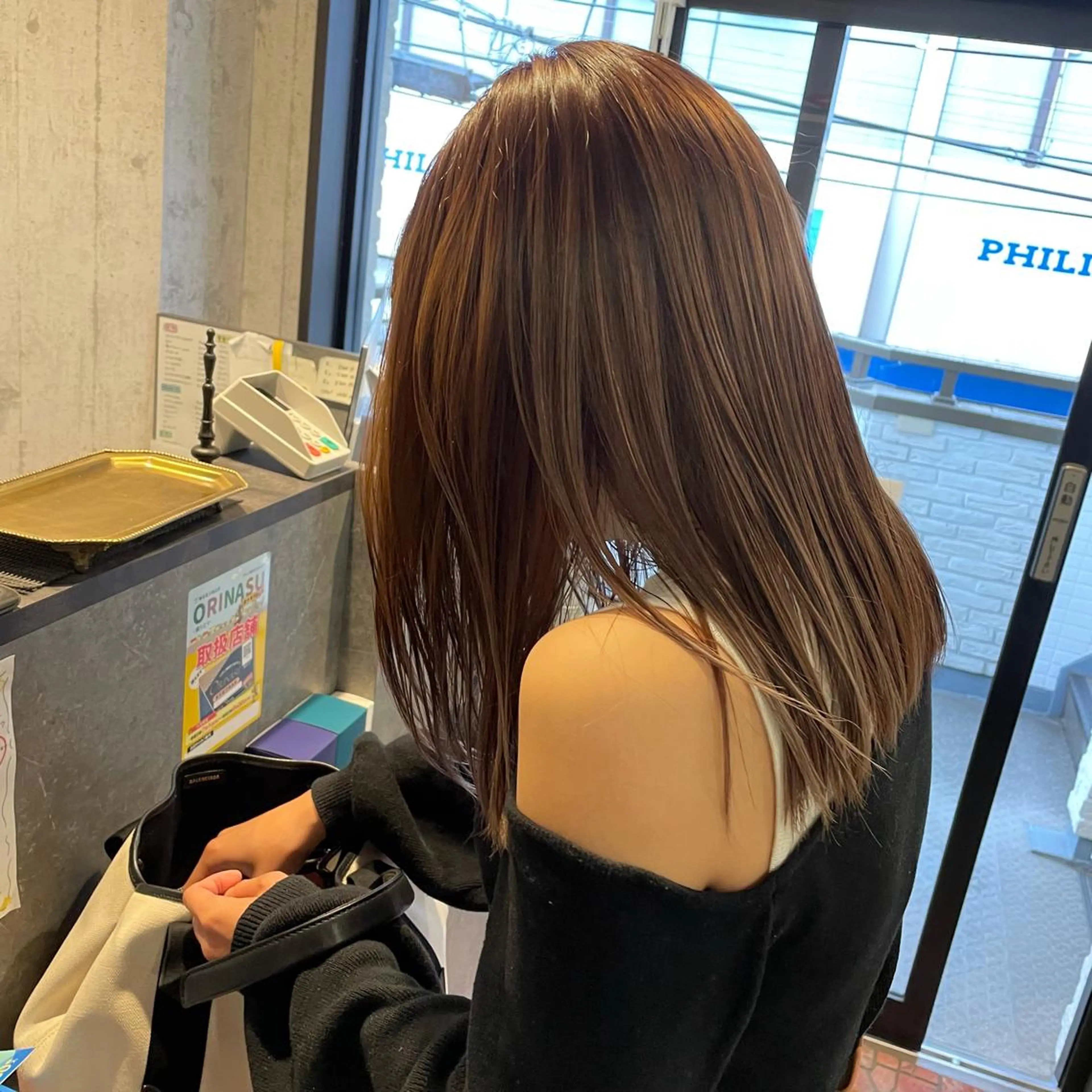 ミディアム カラー ブラウンカラー ナチュラルブラウン カット ヘアカラー Wataru 髪質改善カラー💎のヘアスタイル