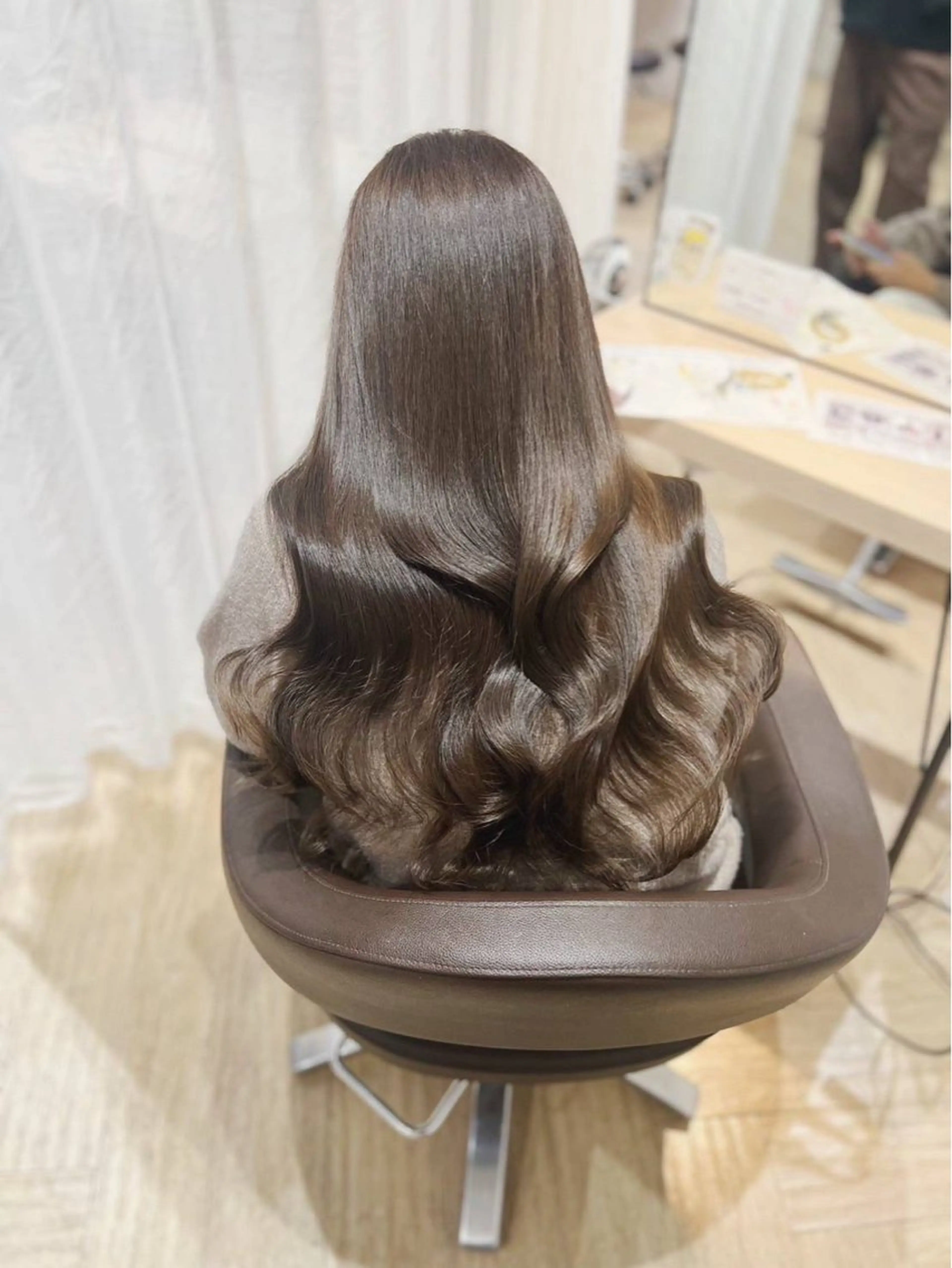 ロング カラー カット ヘアカラー 艶カラー/レイヤー /chere 金剛店のヘアスタイル