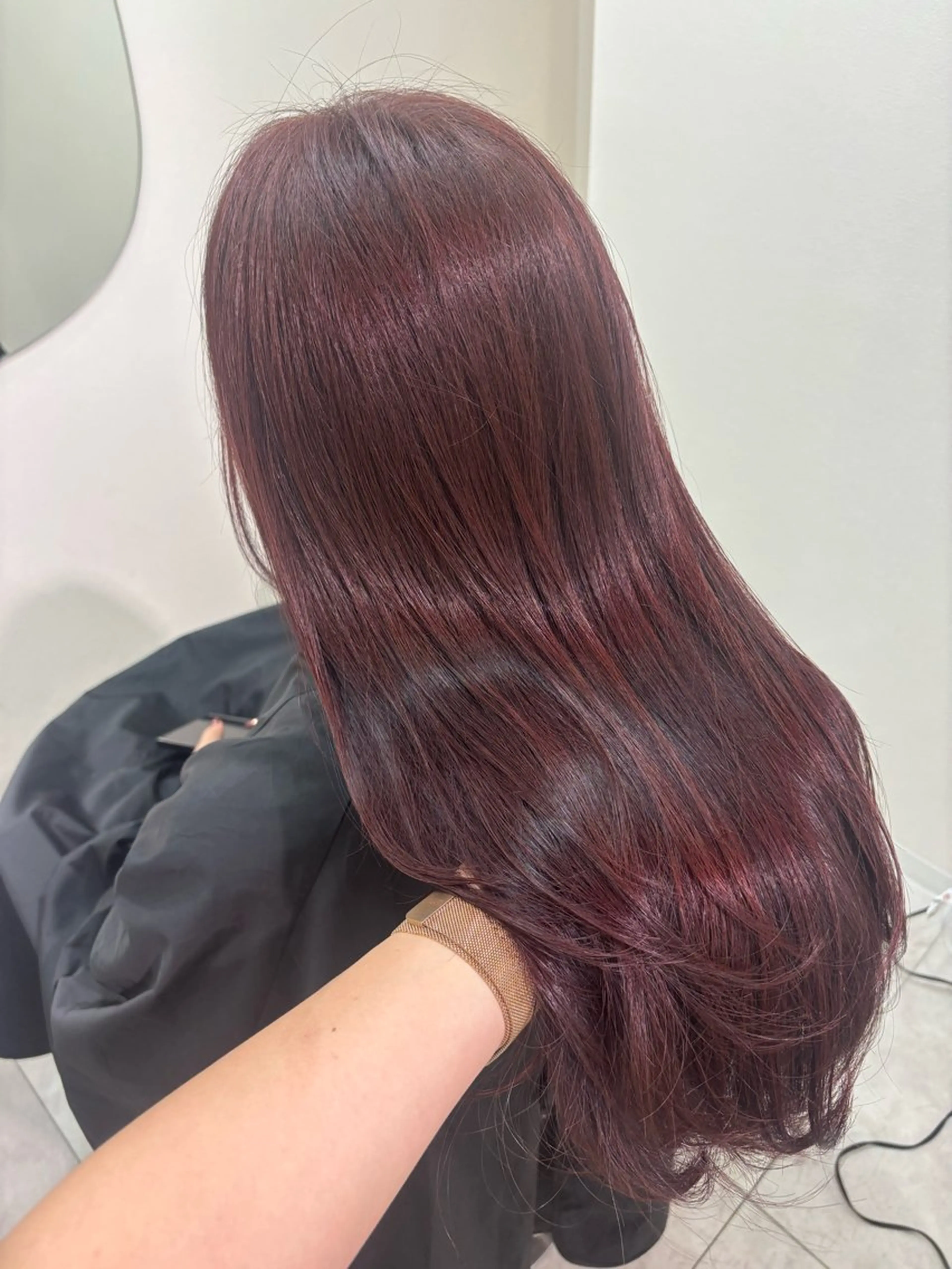 ロング カラー カット ヘアカラー トリートメント ヘッドスパ 広島/ヘアセット /ベージュ/わかなのヘアスタイル