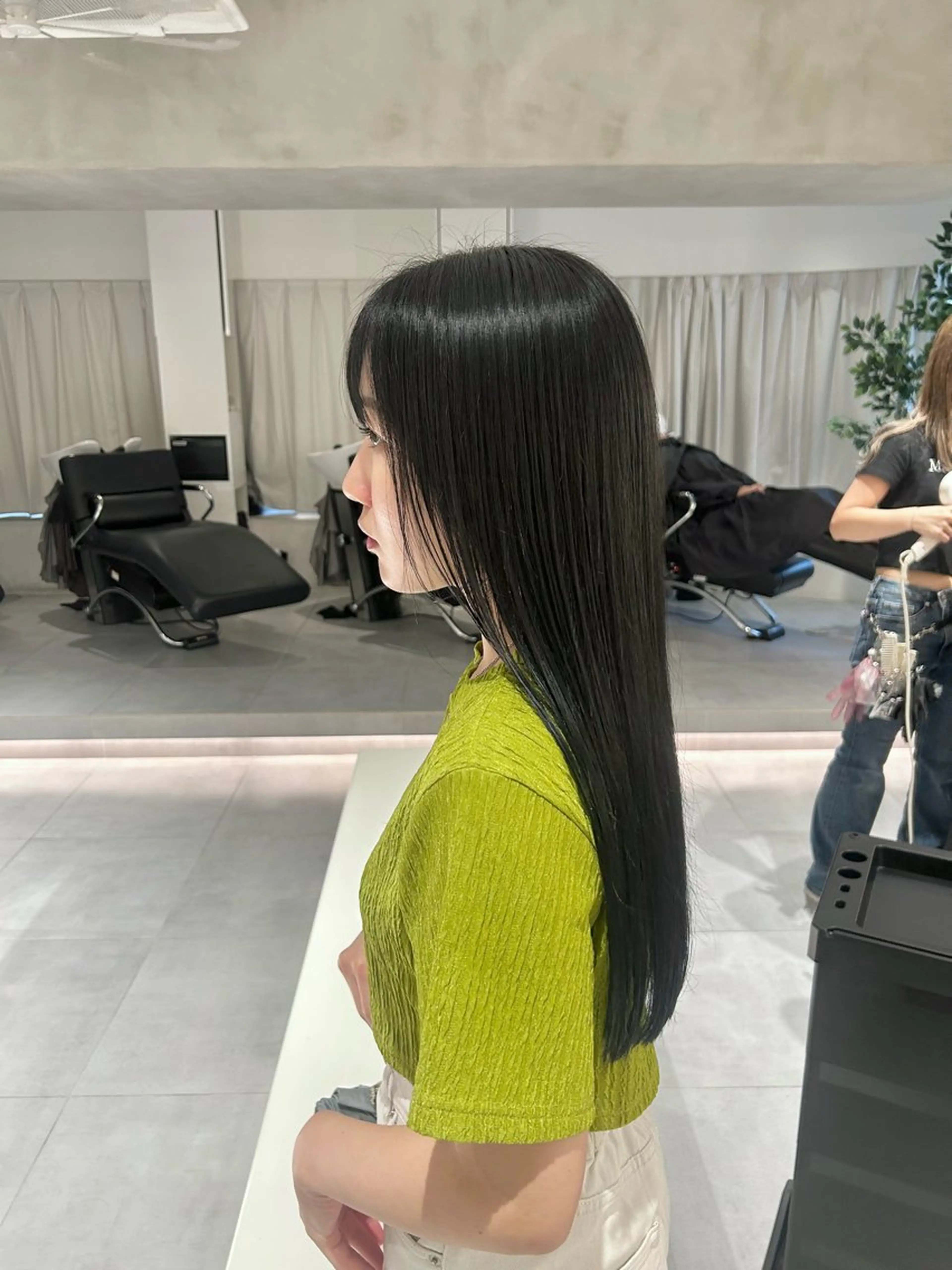 ロング カラー カット ヘアカラー トリートメント 🧚つやさらhair 🧚manakaのヘアスタイル