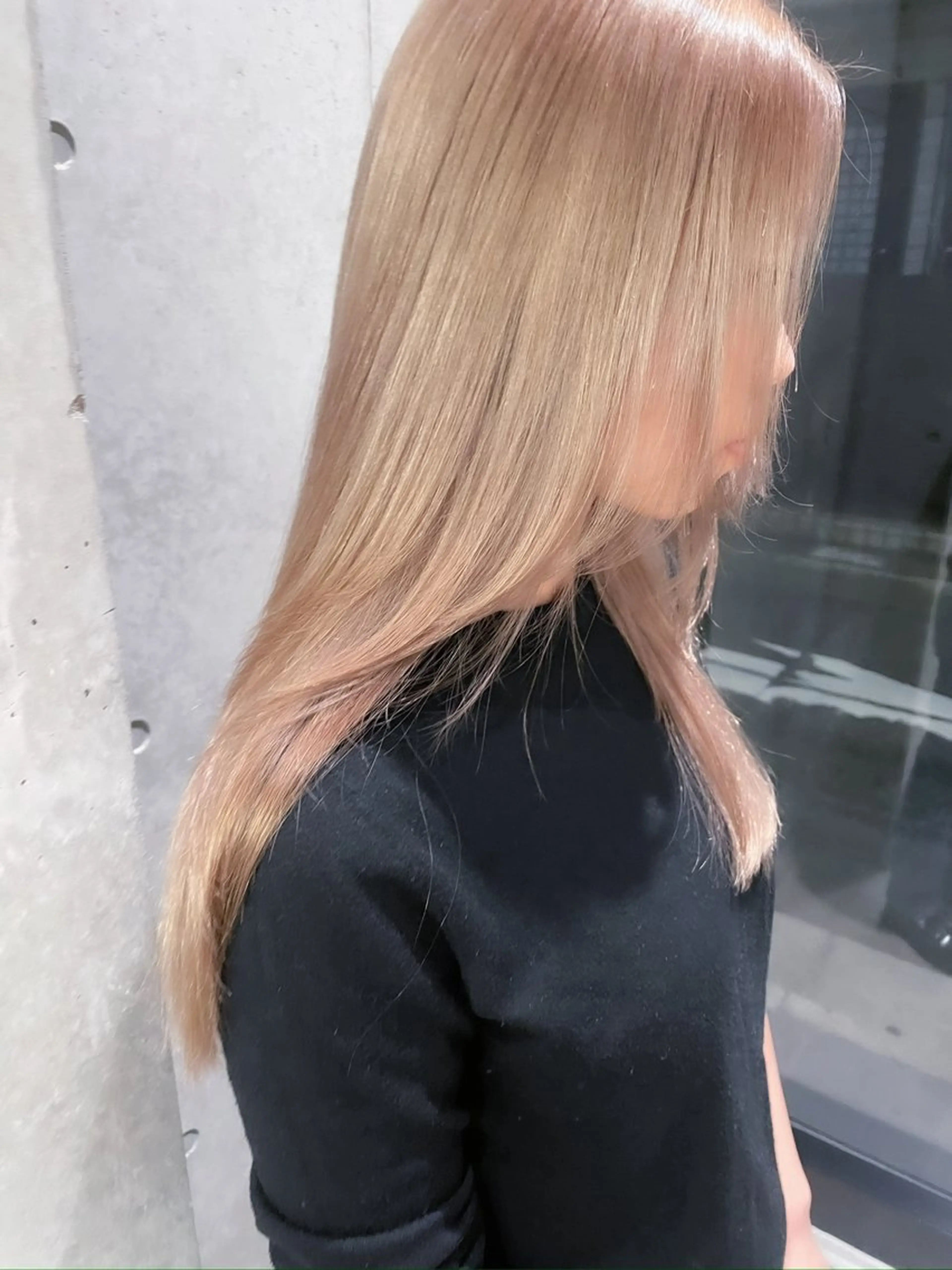 ミディアム カラー ヘアアレンジ ミニボブ/ブリーチ 🌈MISATOのヘアスタイル