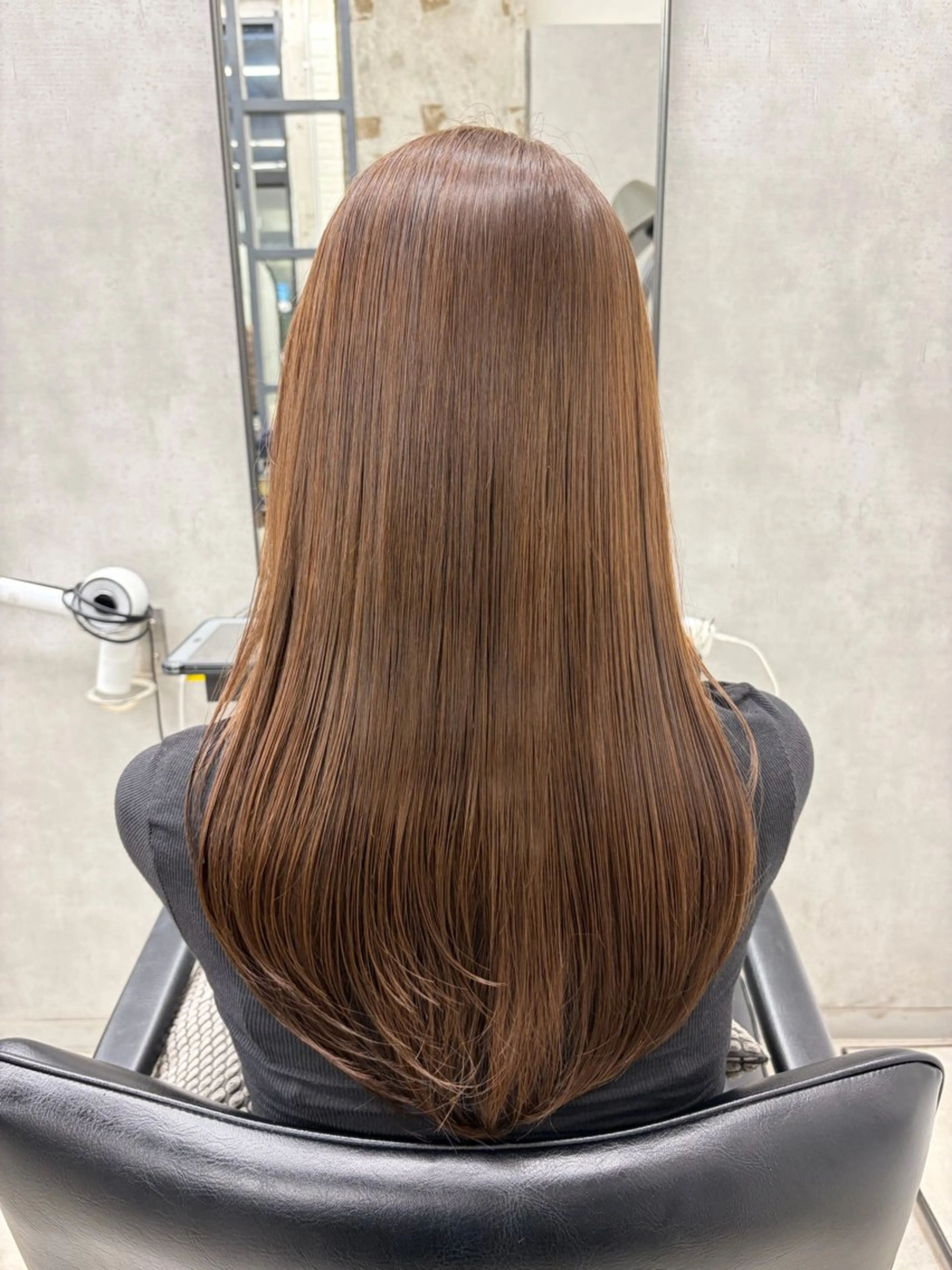 ロング カラー 髪質改善 縮毛矯正 トリートメント ヘアカラー 縮毛矯正 トリートメント すぐ巻ける縮毛矯正 🍀勝倉　麗のヘアスタイル