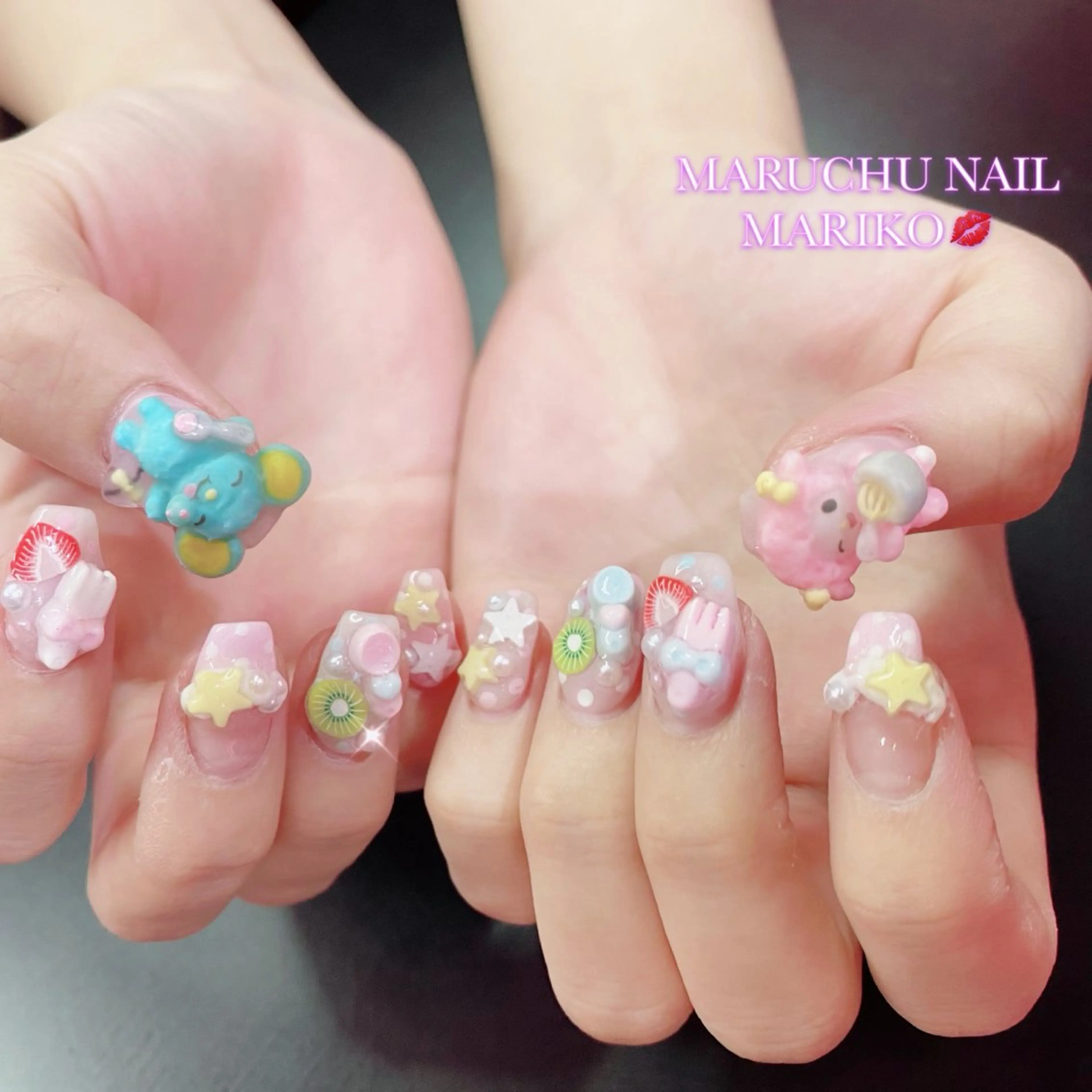 ネイル アートネイル 🦋✨ MARIKO✨🦋のネイルデザイン