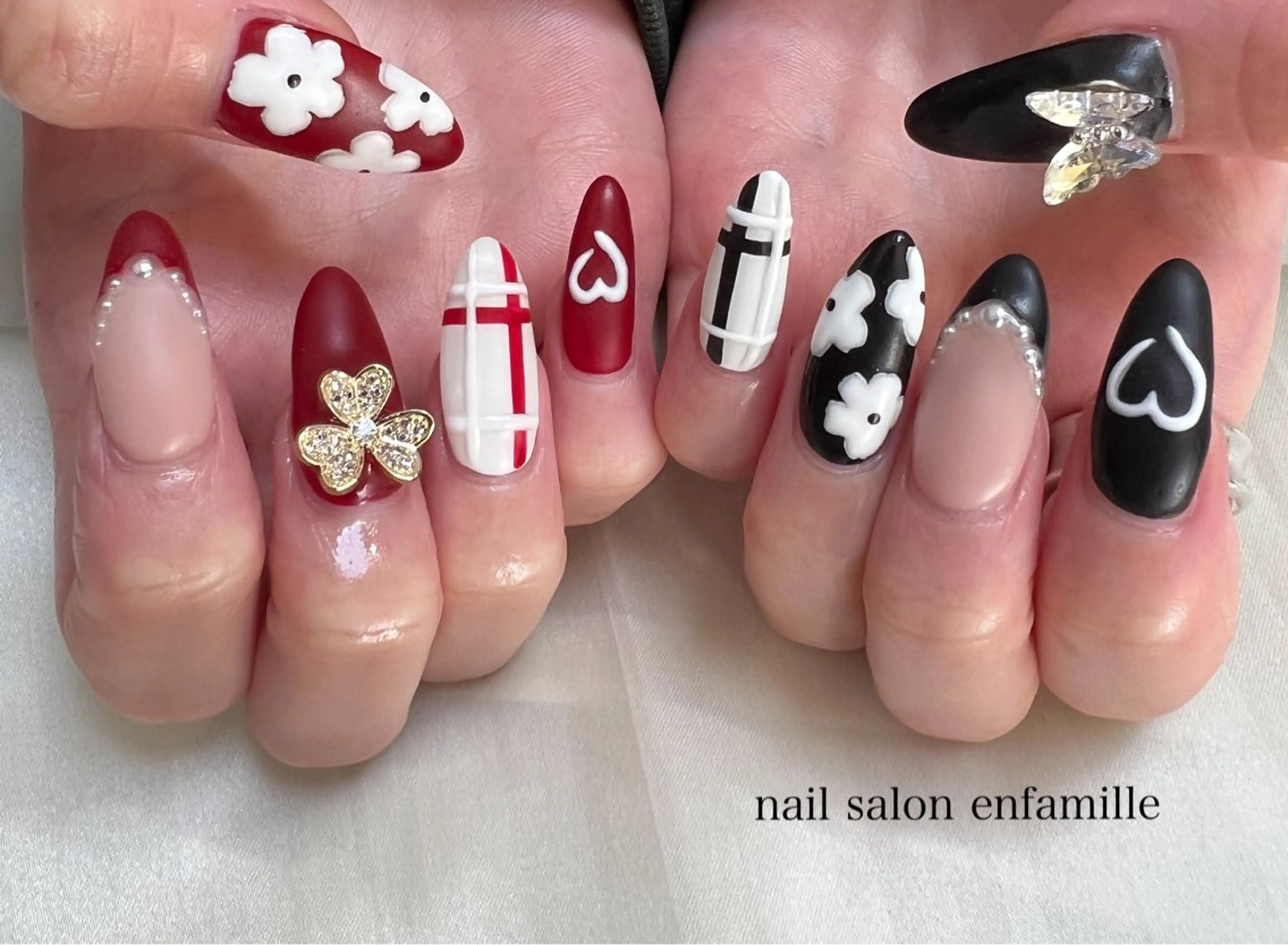 ネイル ハンドネイル nail salon en familleのネイルデザイン