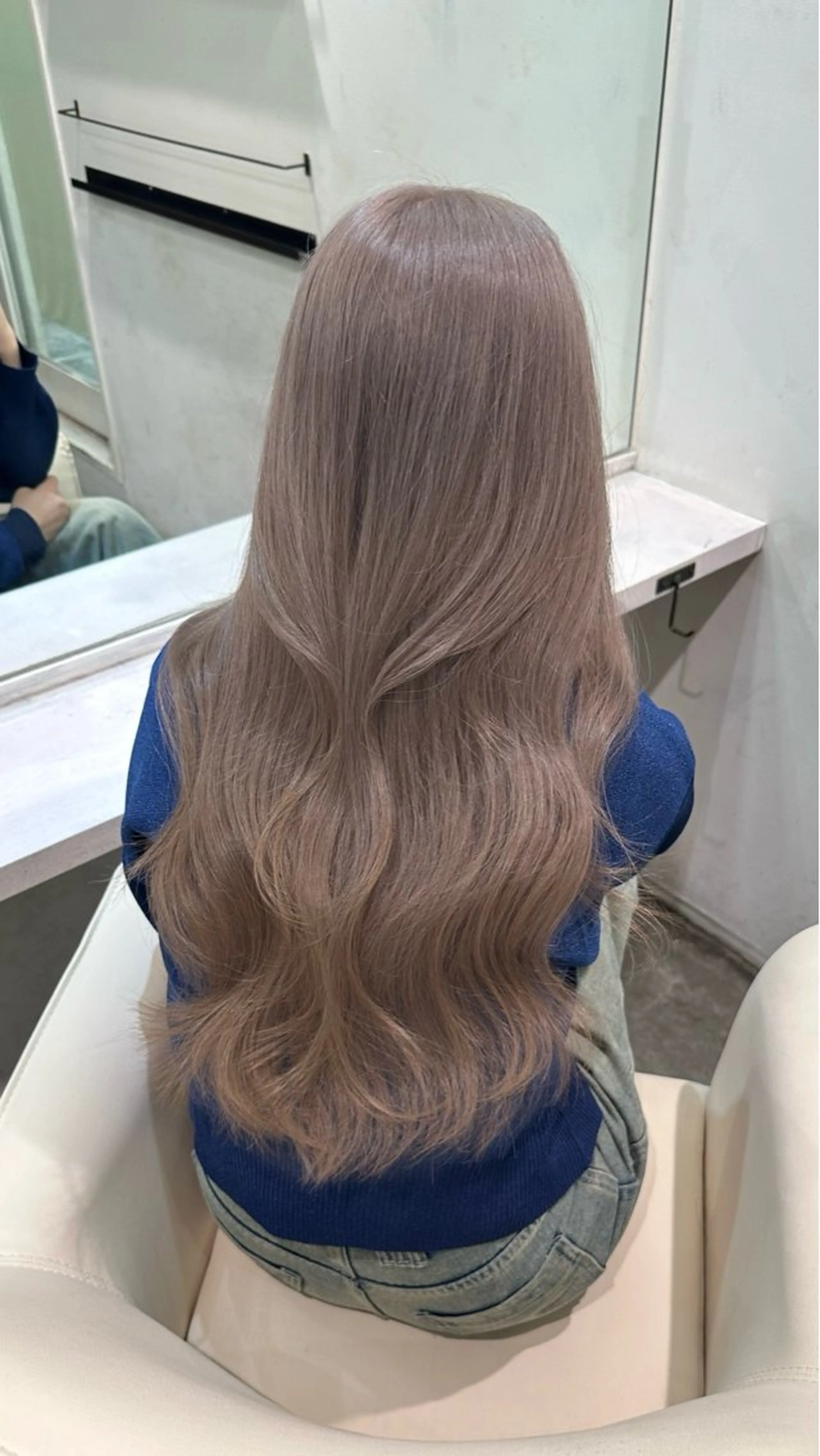 ロング カラー カット ヘアカラー トリートメント 🫧ナオ🫧 /韓国 ヘア/ マンツーマンのヘアスタイル