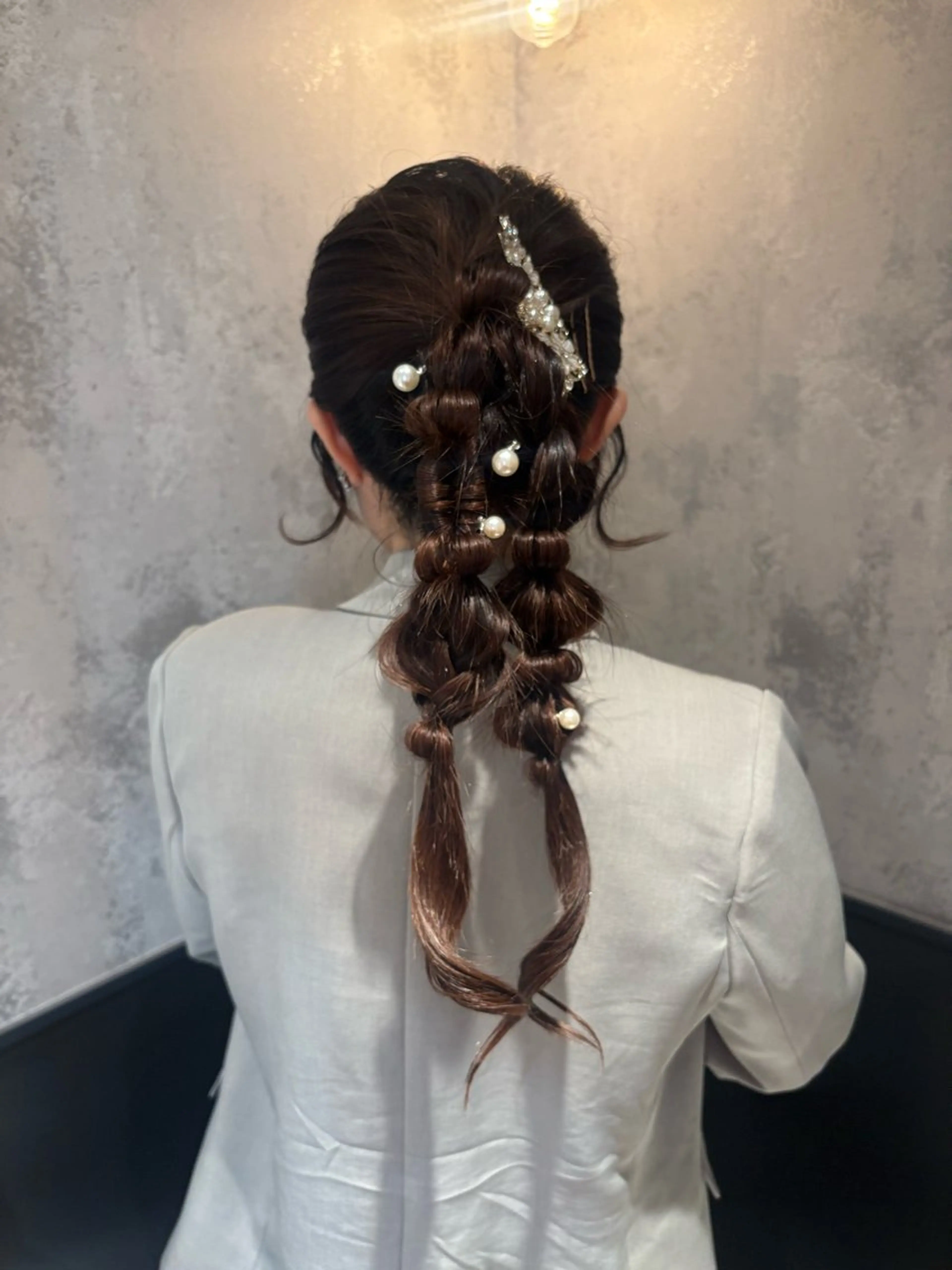 セミロング 向山 月雫のヘアスタイル