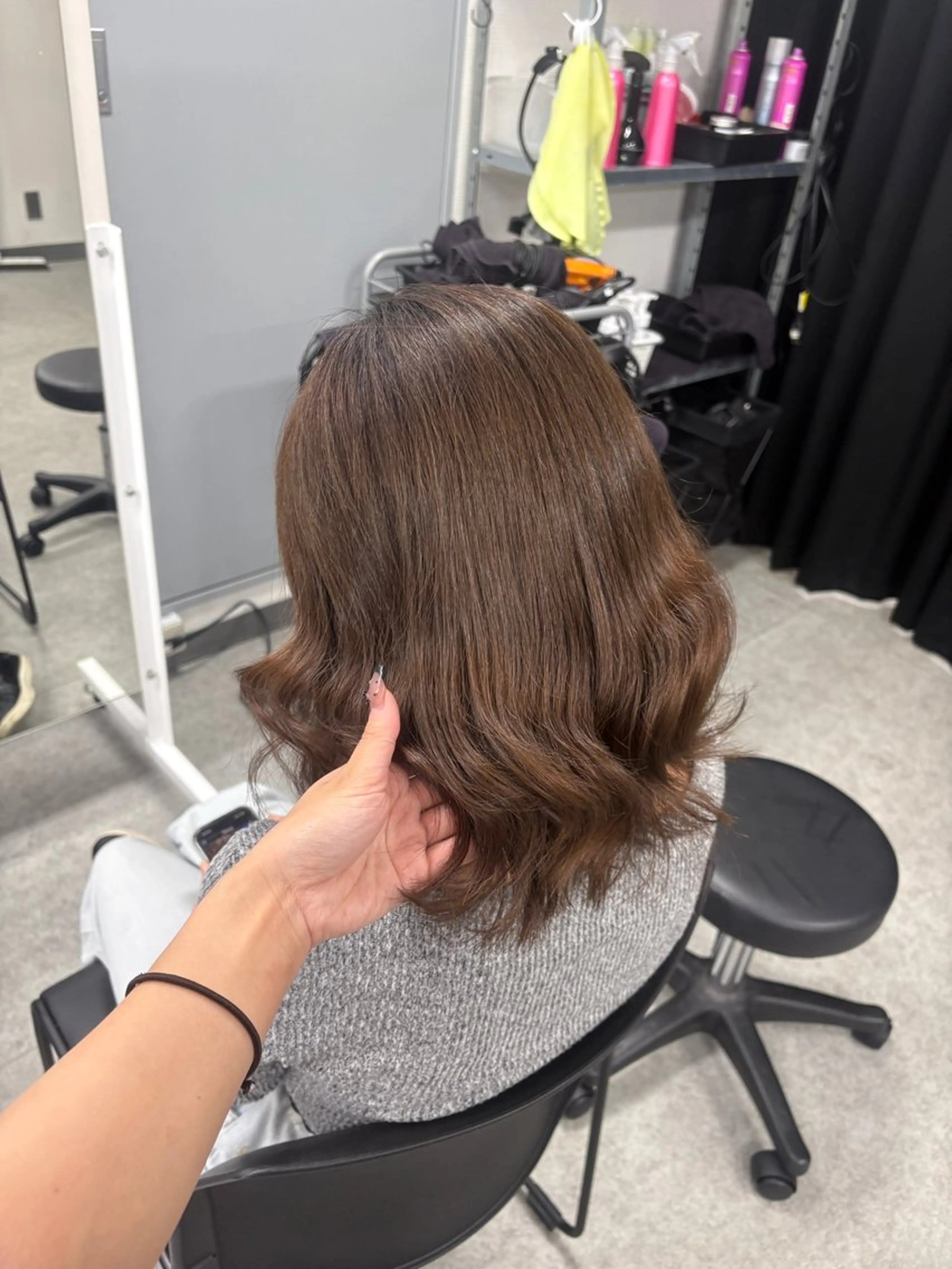 ロング カラー メンズ トリートメント トリートメント honoka ワンカラー/髪質改善のヘアスタイル