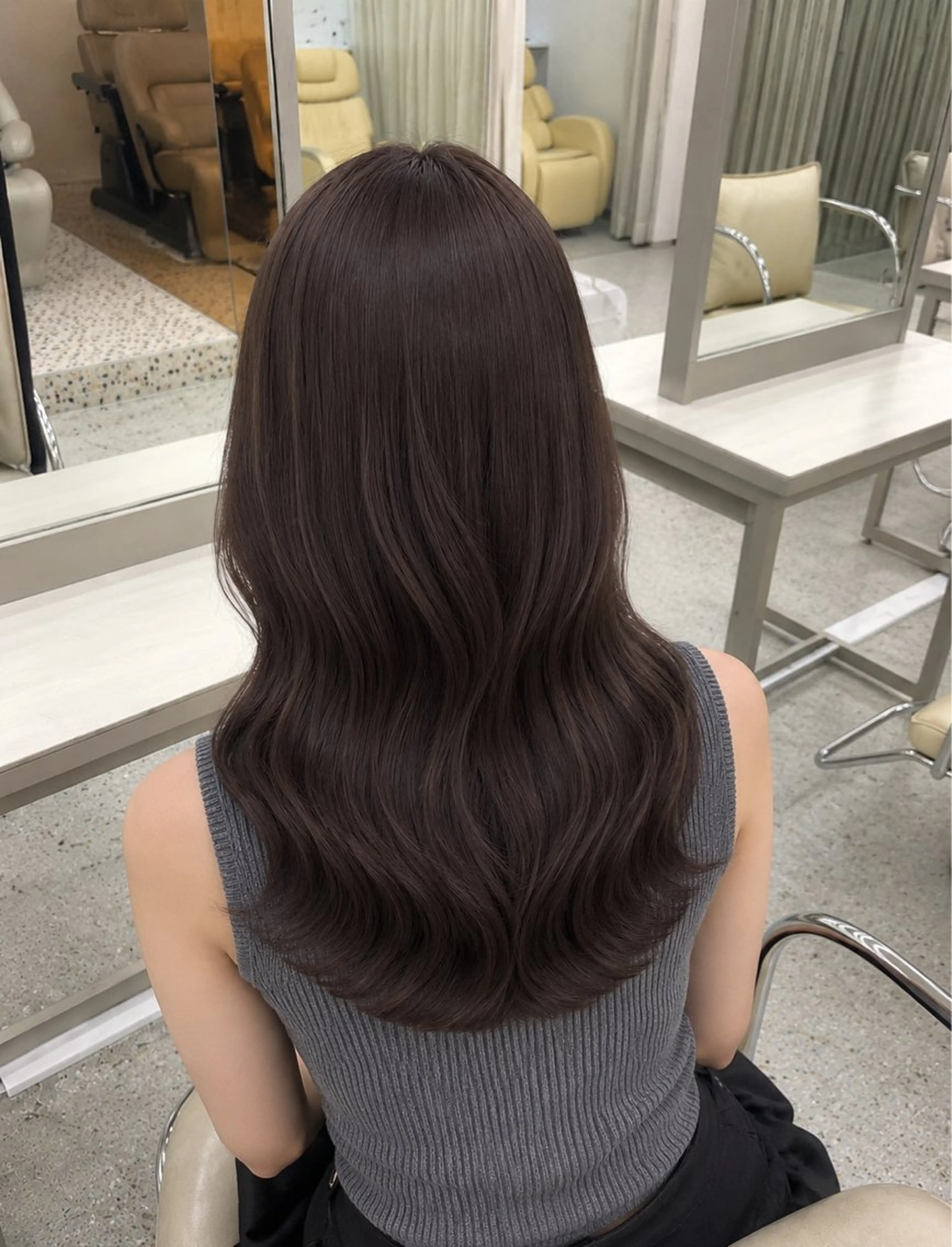 ミディアム ヘアカラー coco ウナのヘアスタイル