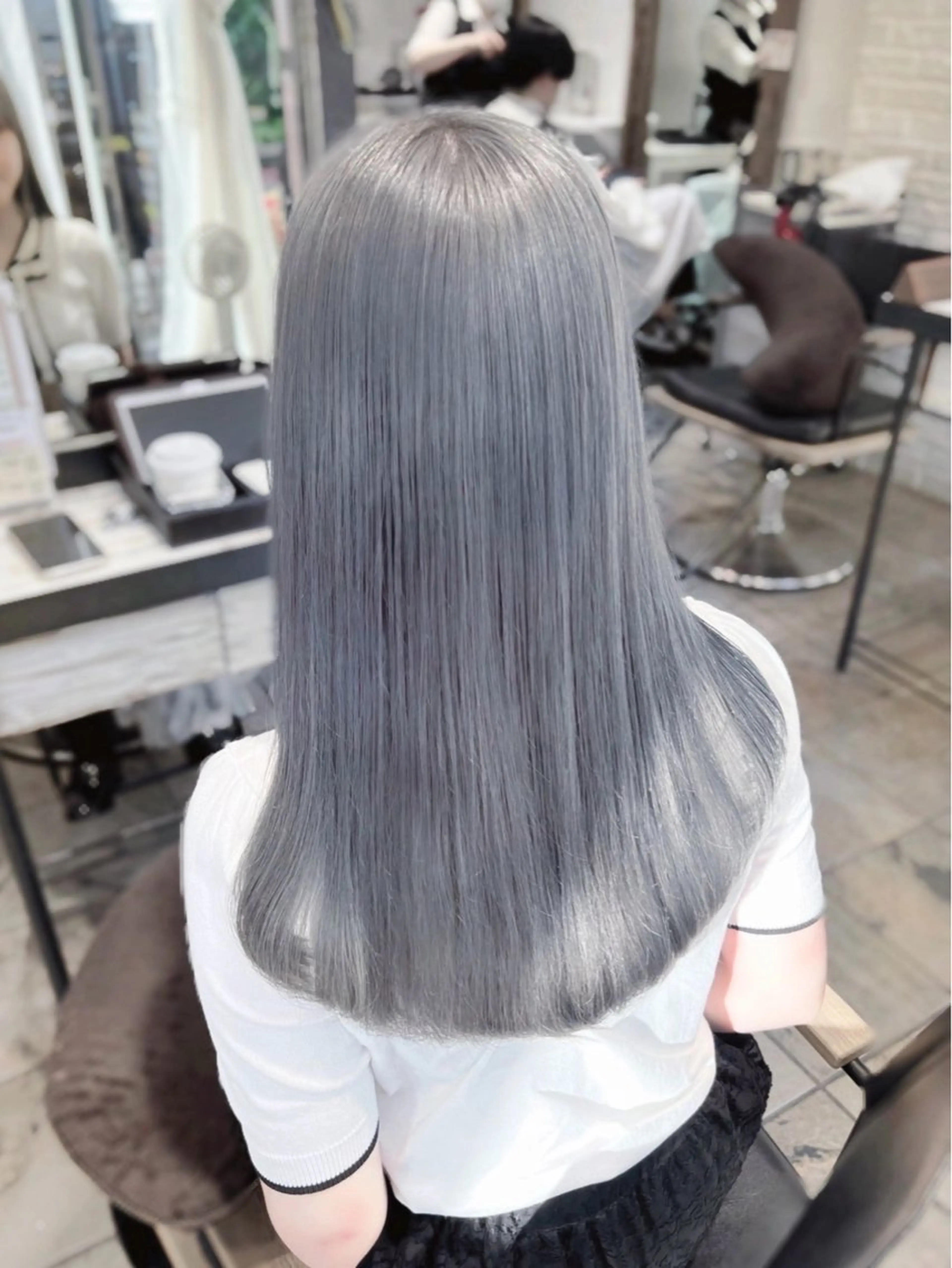 🩶ブリーチ➕カラーの写真