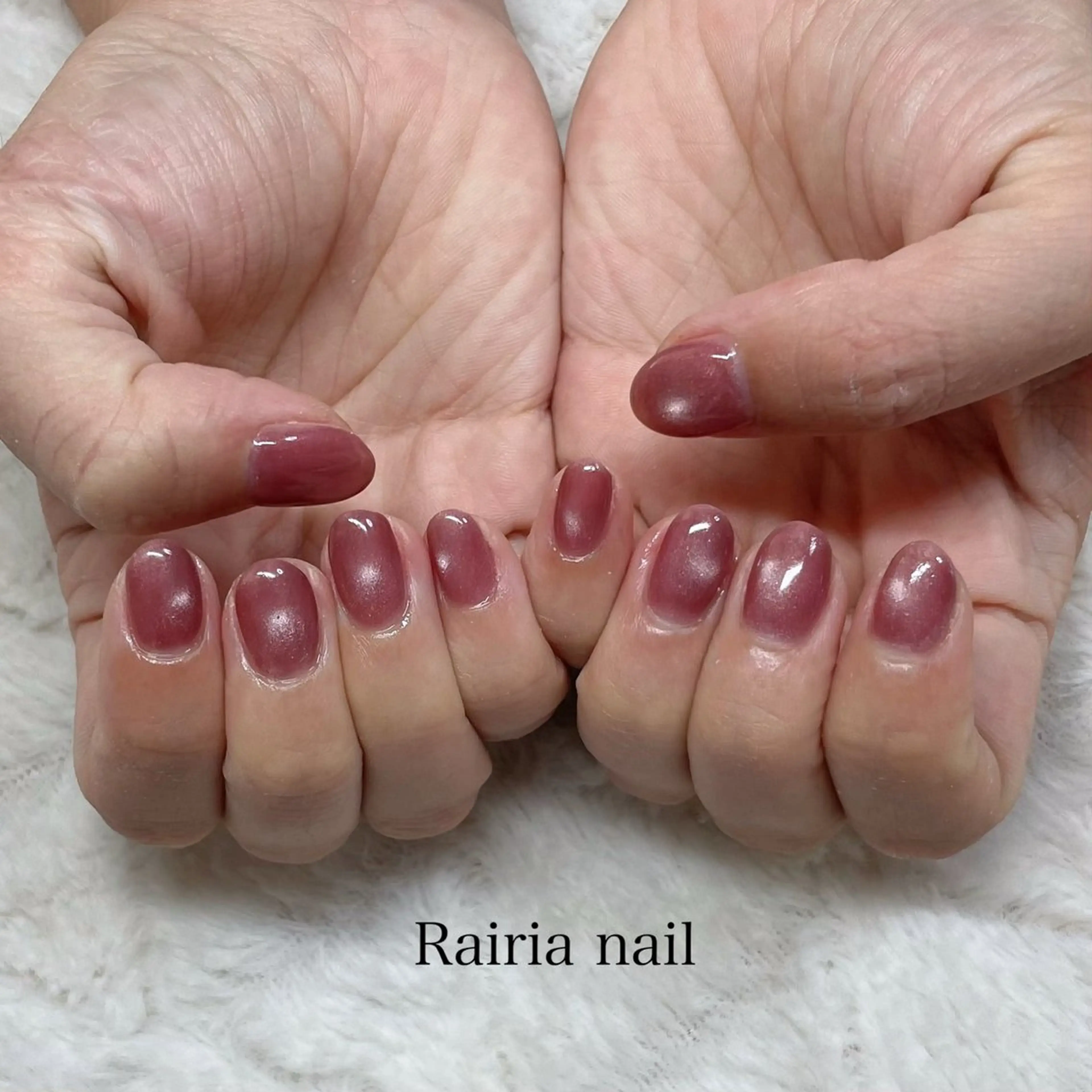 ネイル ジェルネイル マグネットネイル パラジェル ハンドネイル Rairia nail所属・ライリアネイル Mikuのネイルデザイン