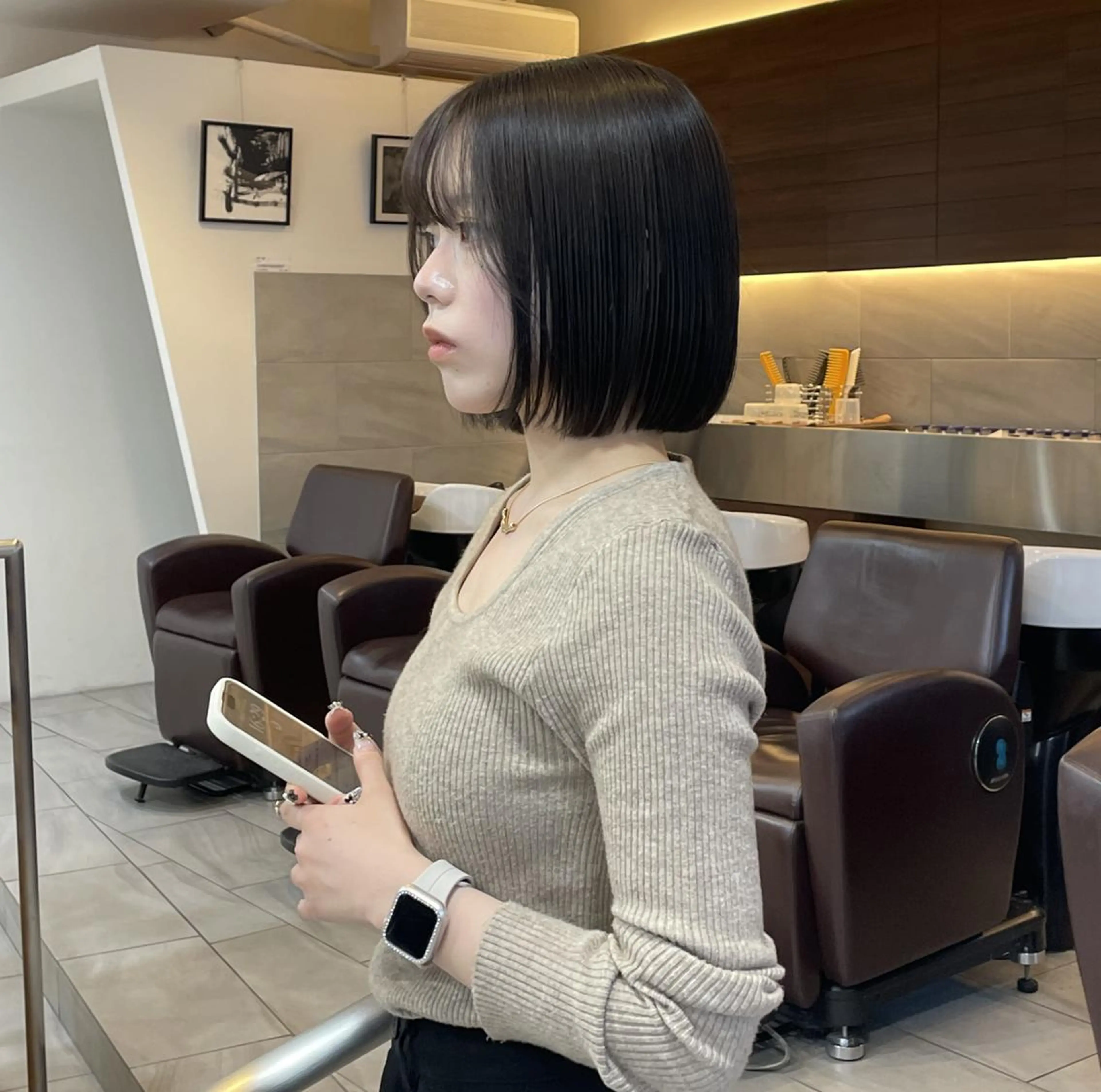 ショート カラー ボブ ◆モデル募集◆波田 圭史/ボブスタイルのヘアスタイル