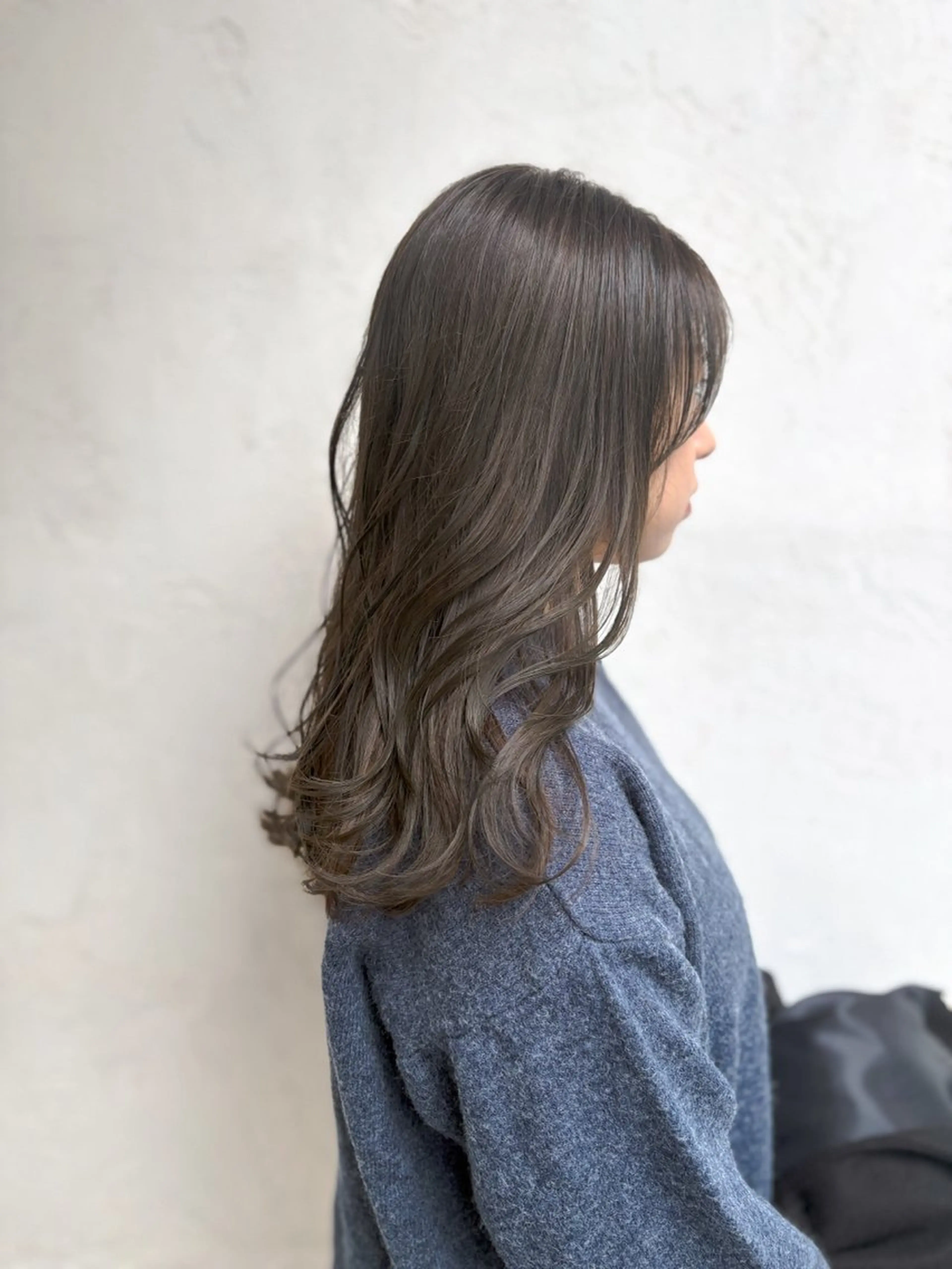 セミロング カラー ヘアアレンジ カット ヘアカラー トリートメント ヘアセット ブリーチなし透け感/ マンツーマン/Ryoのヘアスタイル