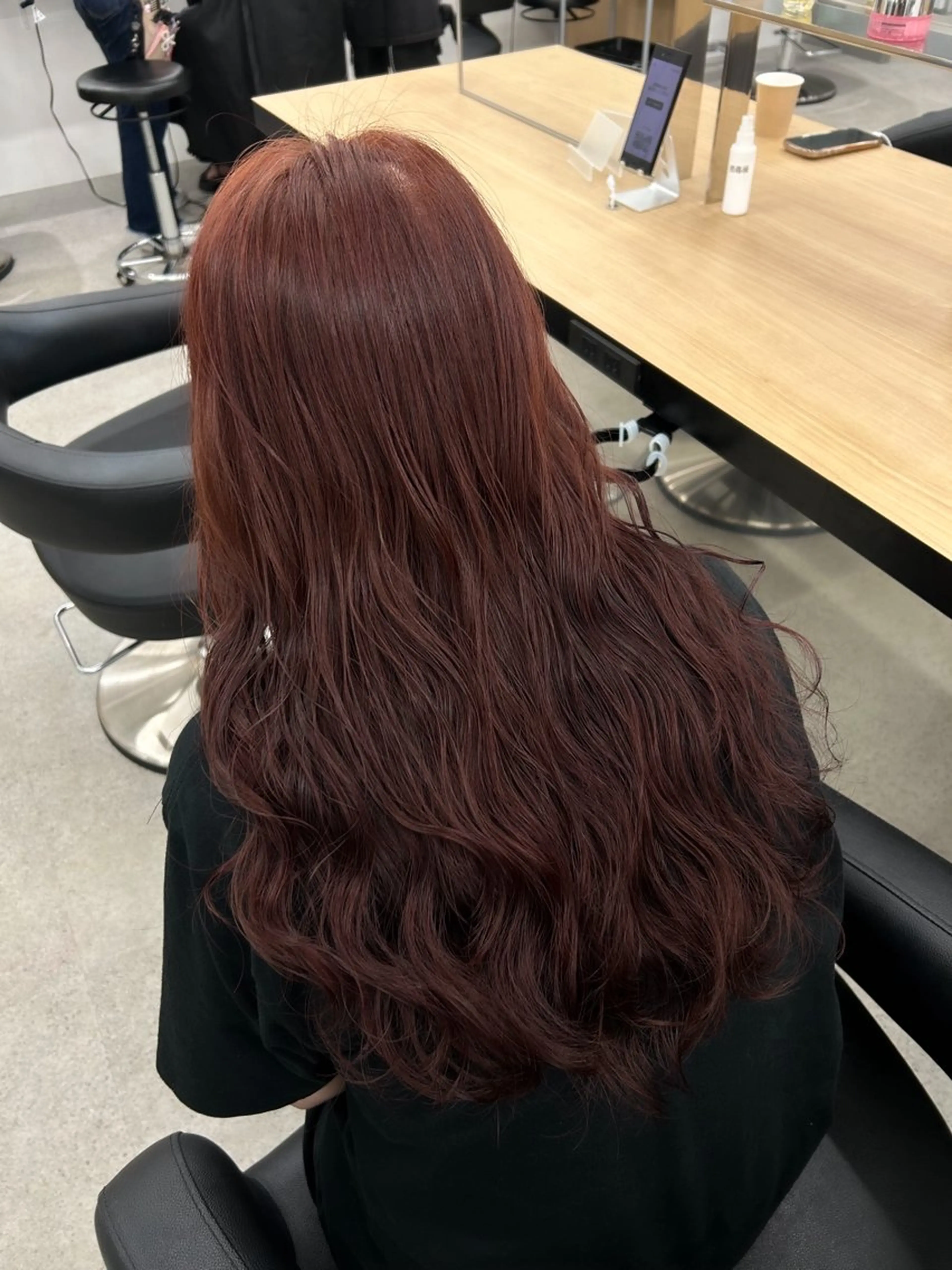 ロング カラー 愛結 暖色カラー🎀🩰のヘアスタイル