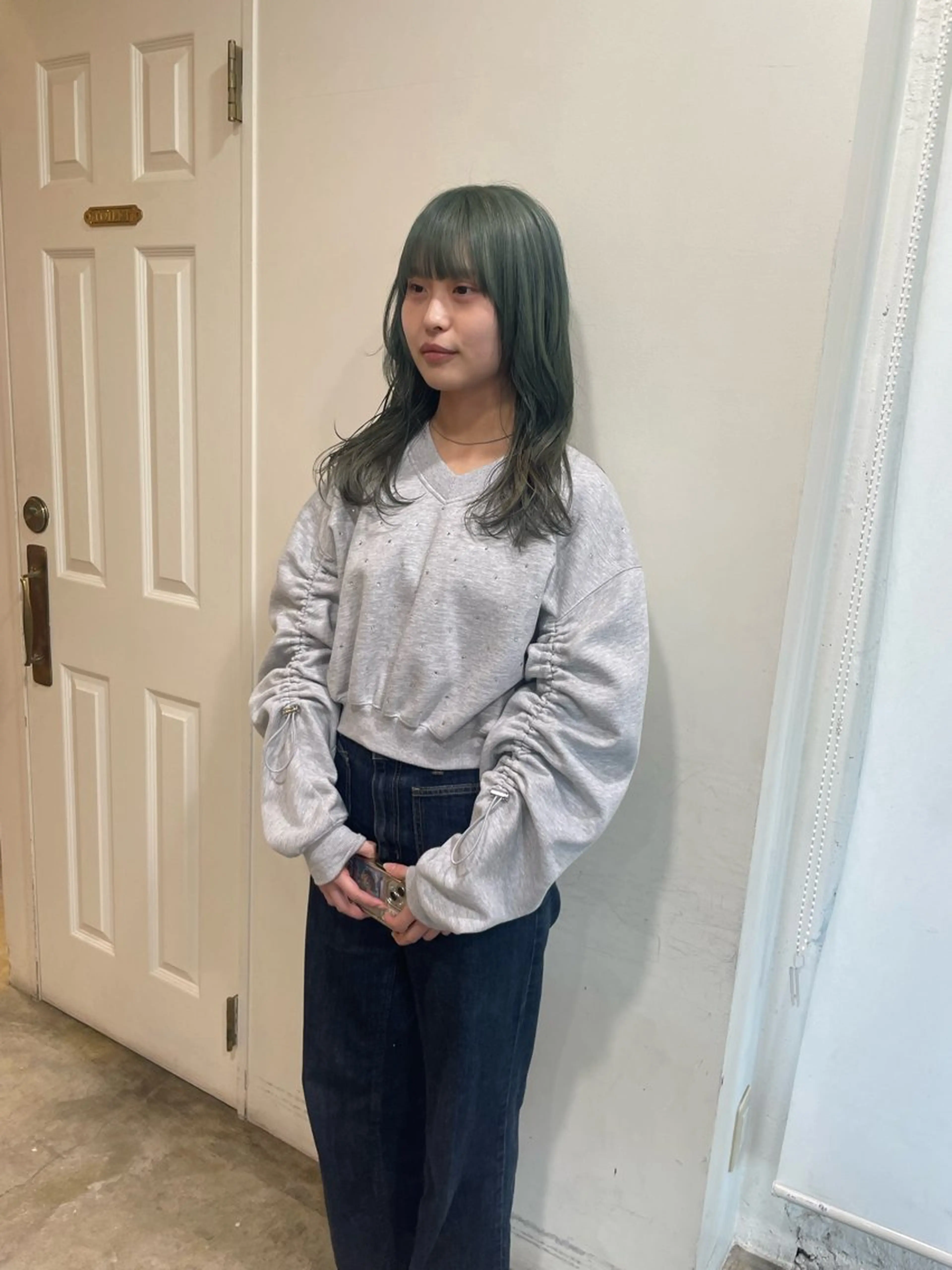 ミディアム カラー グラデーションカラー カット ヘアカラー トリートメント MIOベージュカラー 柔らかいカラーのヘアスタイル