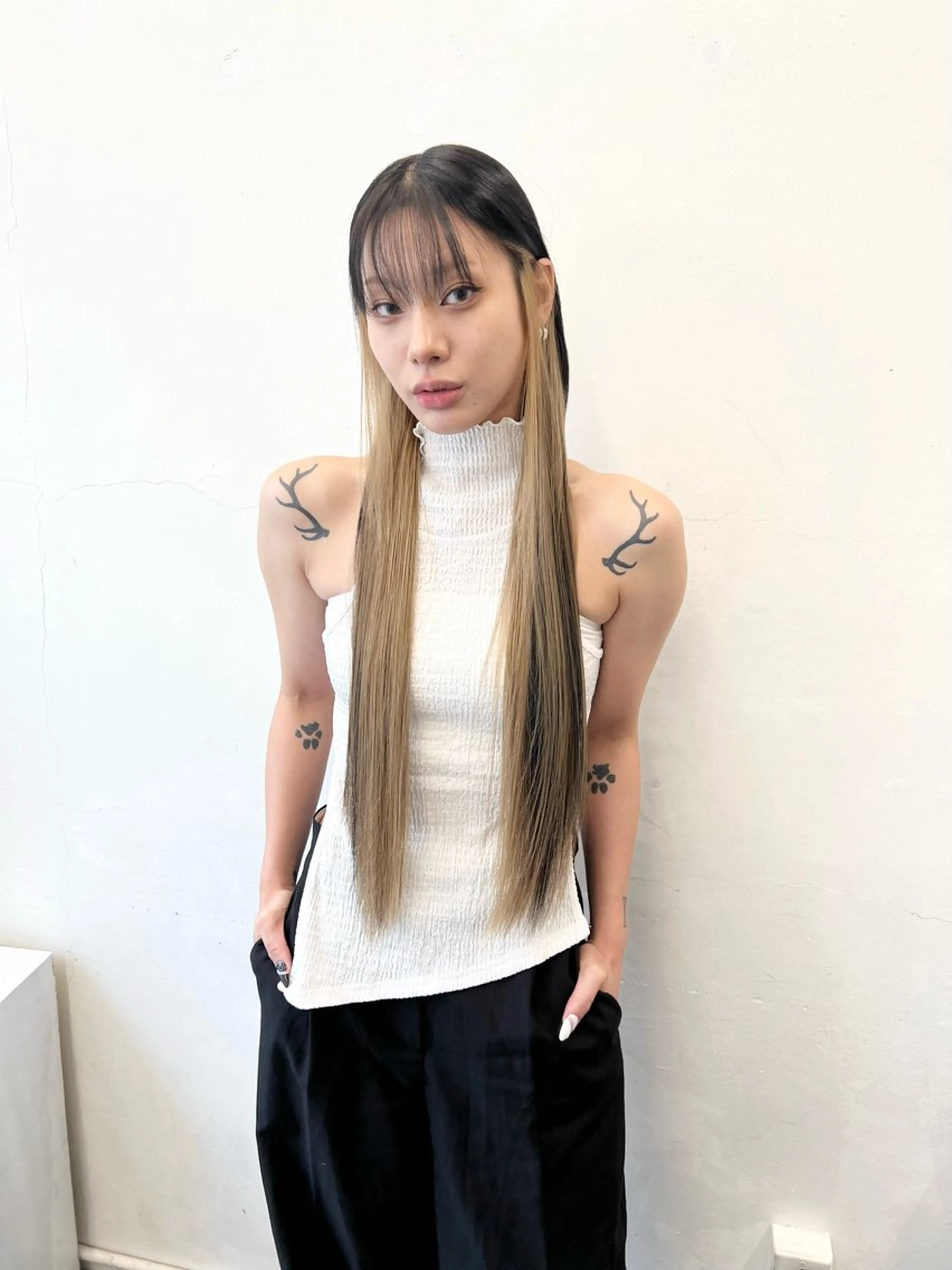 ミディアム カラー HARU//原宿🤍 リピート率NO.1のヘアスタイル