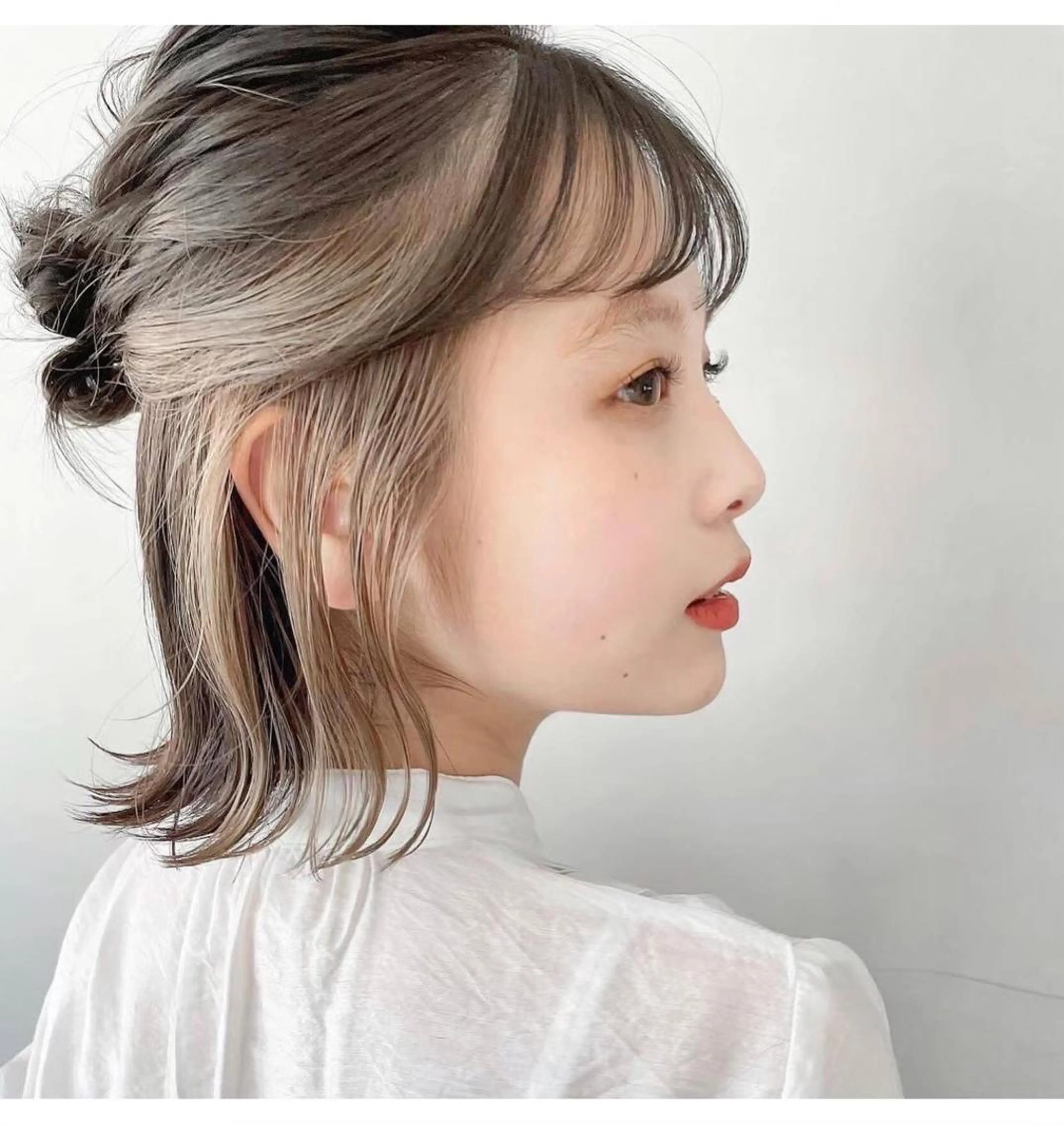 カラー 大島 千怜のヘアスタイル