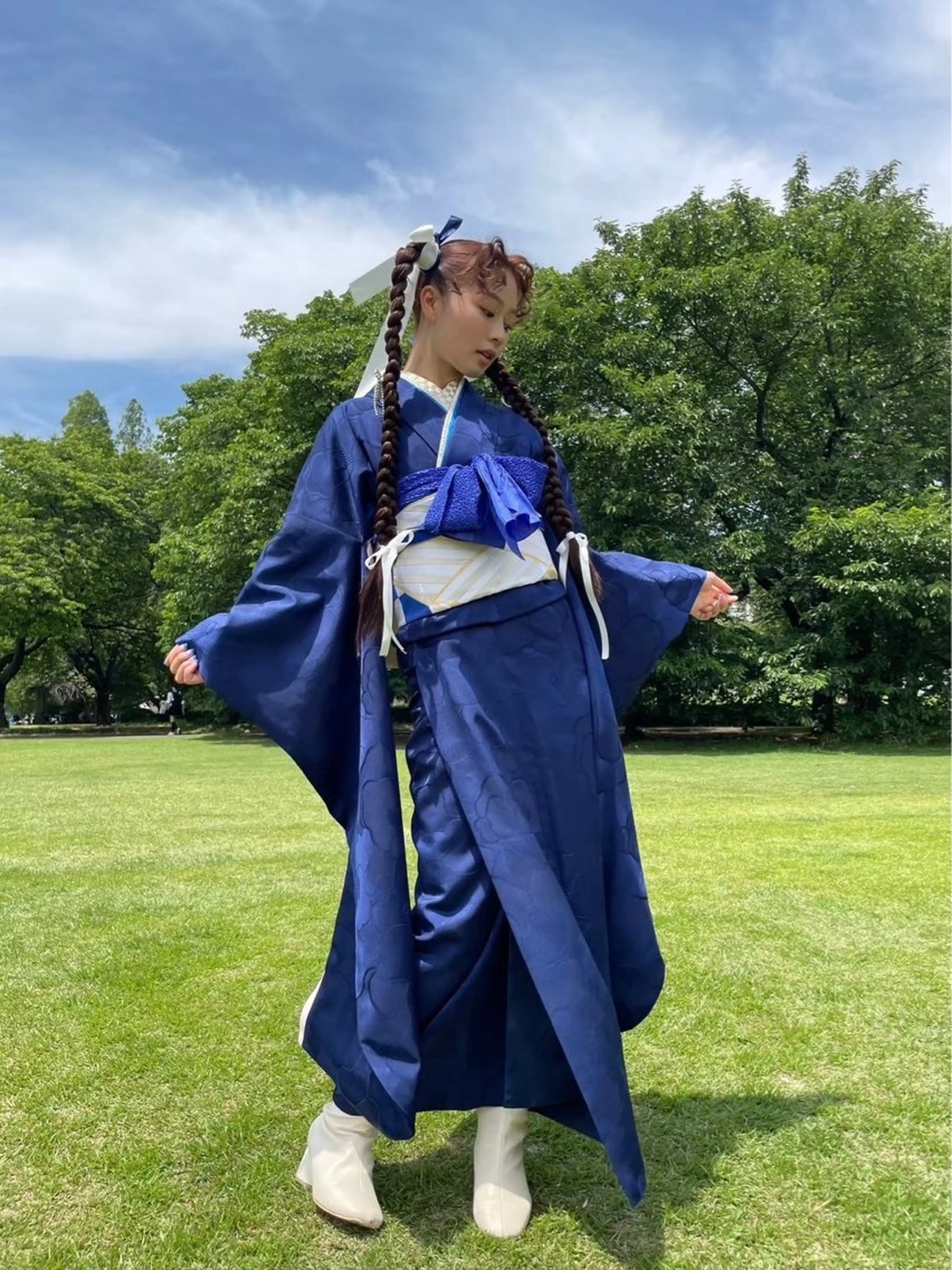 成人式振袖着付け👘の写真