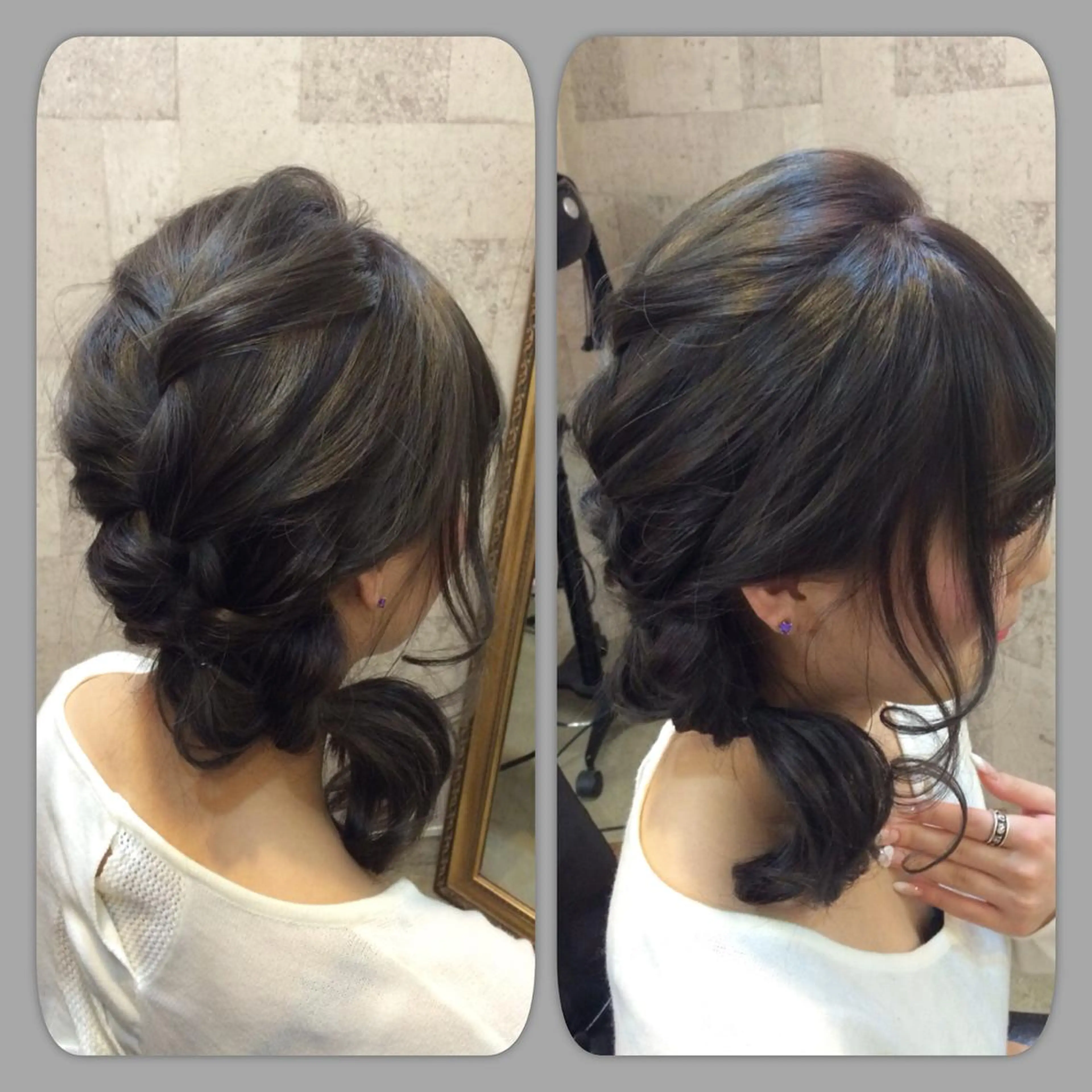 ヘアアレンジ 簡単アレンジ インナーカラー/天神 ブリーチ/吉田のヘアスタイル