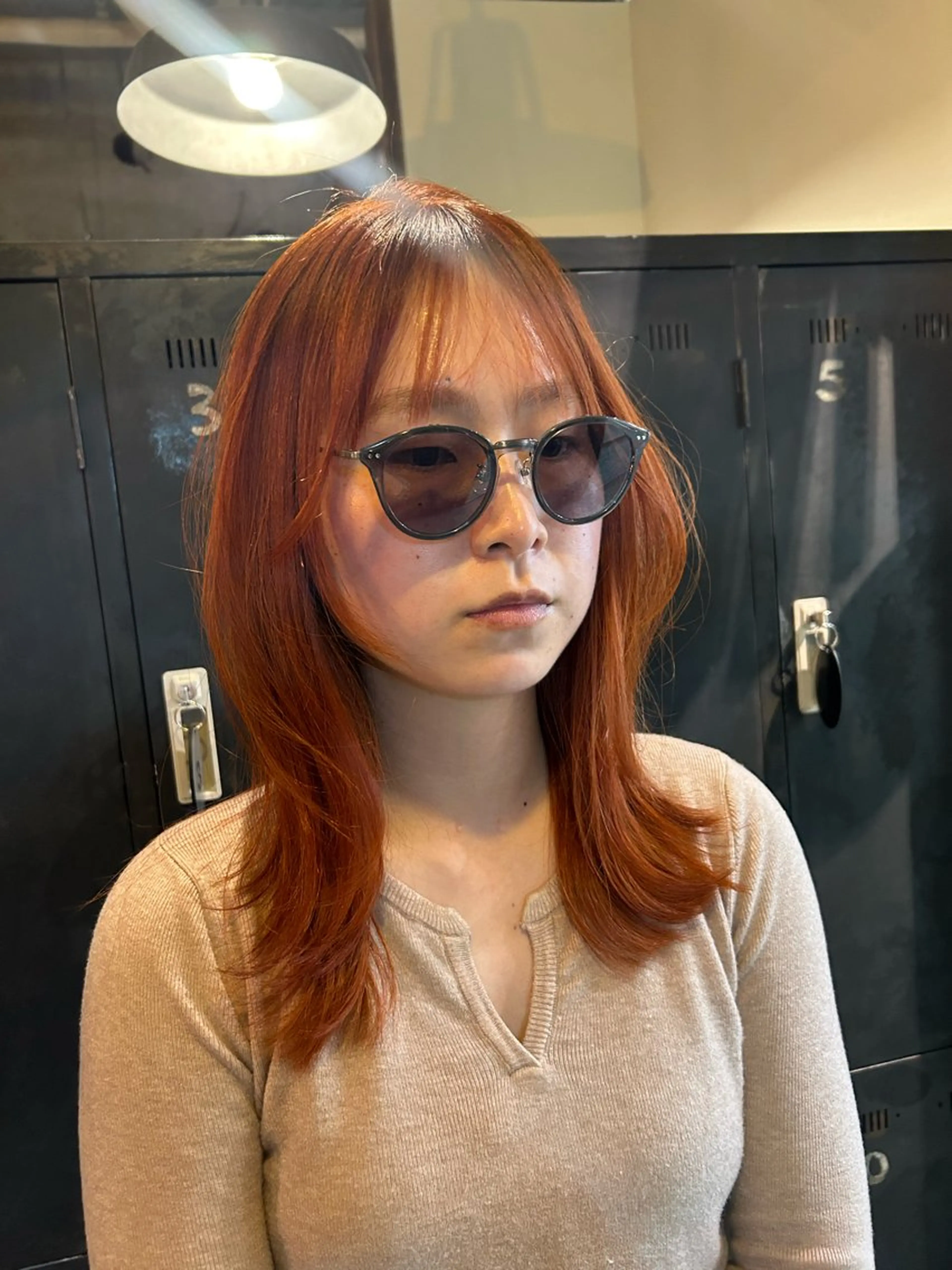 セミロング ヘアカラー ハイトーン/ブリーチ 🧁soraのヘアスタイル