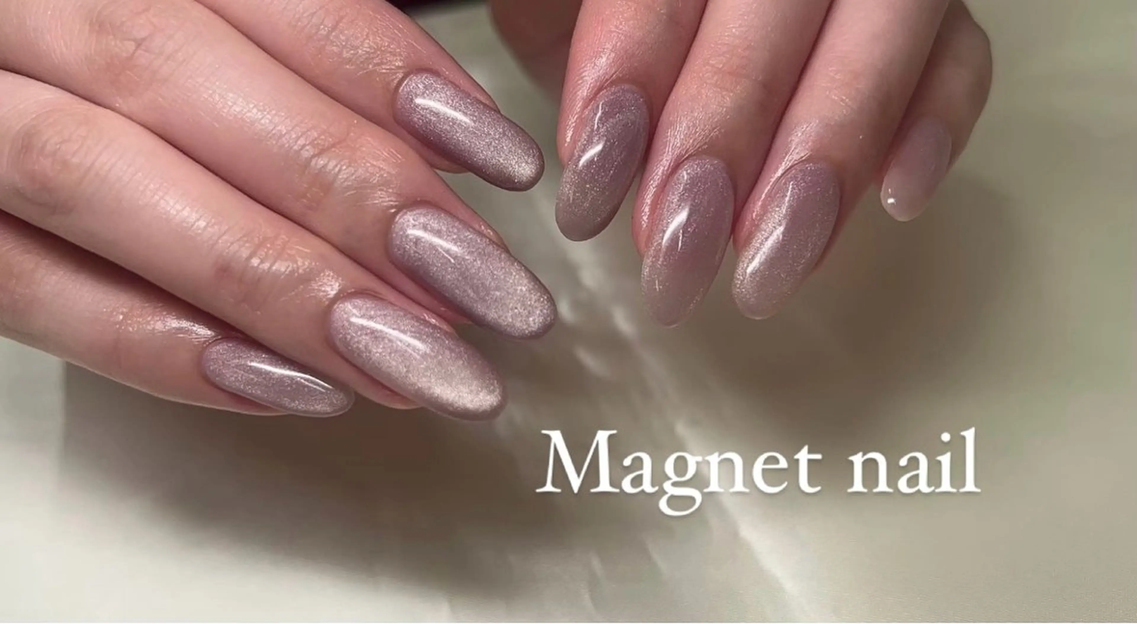 ネイル フラッシュネイル フラッシュマグ 韓国ネイル マグネットネイル 冬ネイル MoanaNail Manamiのネイルデザイン