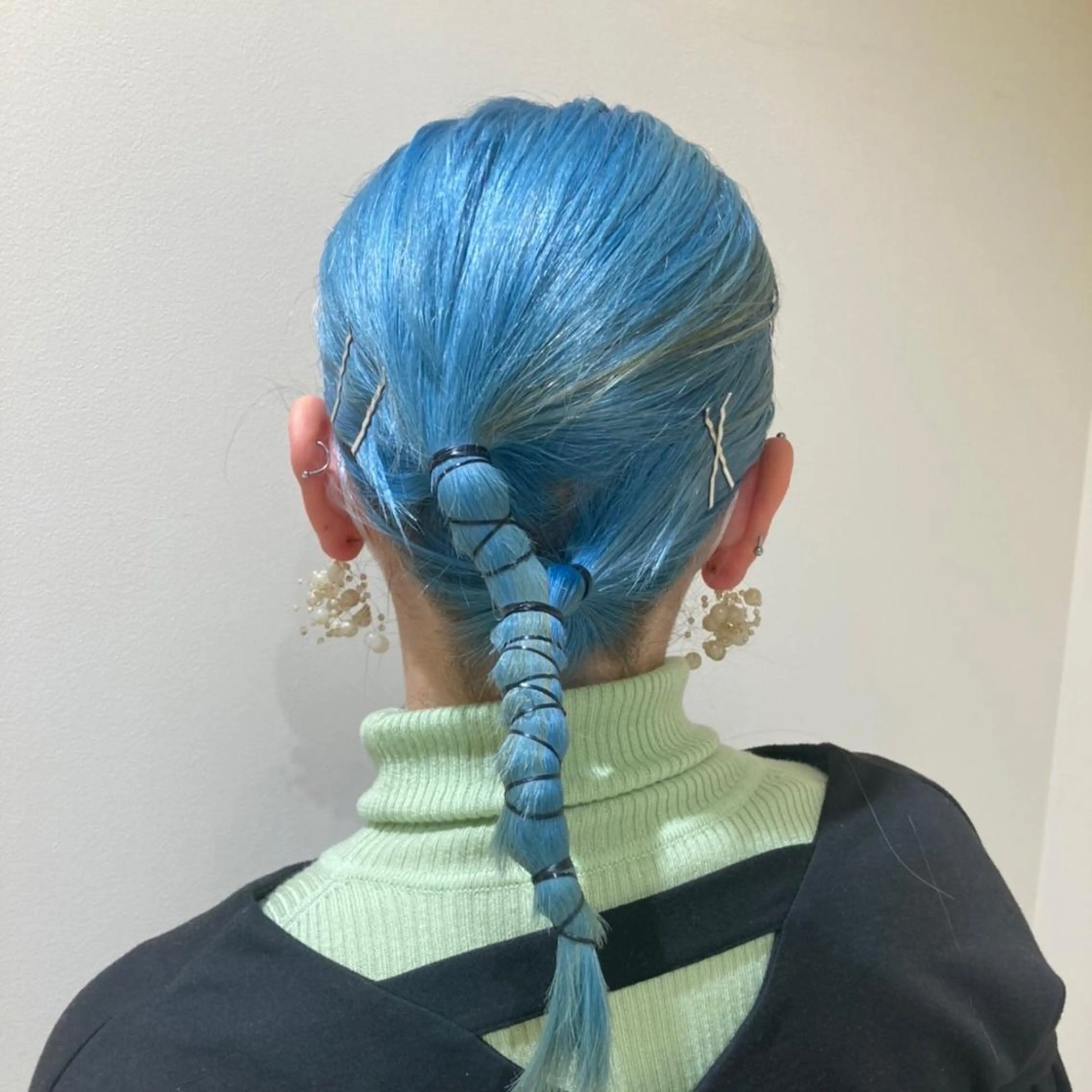 ミディアム カラー ヘアアレンジ 大石 陽菜のヘアスタイル