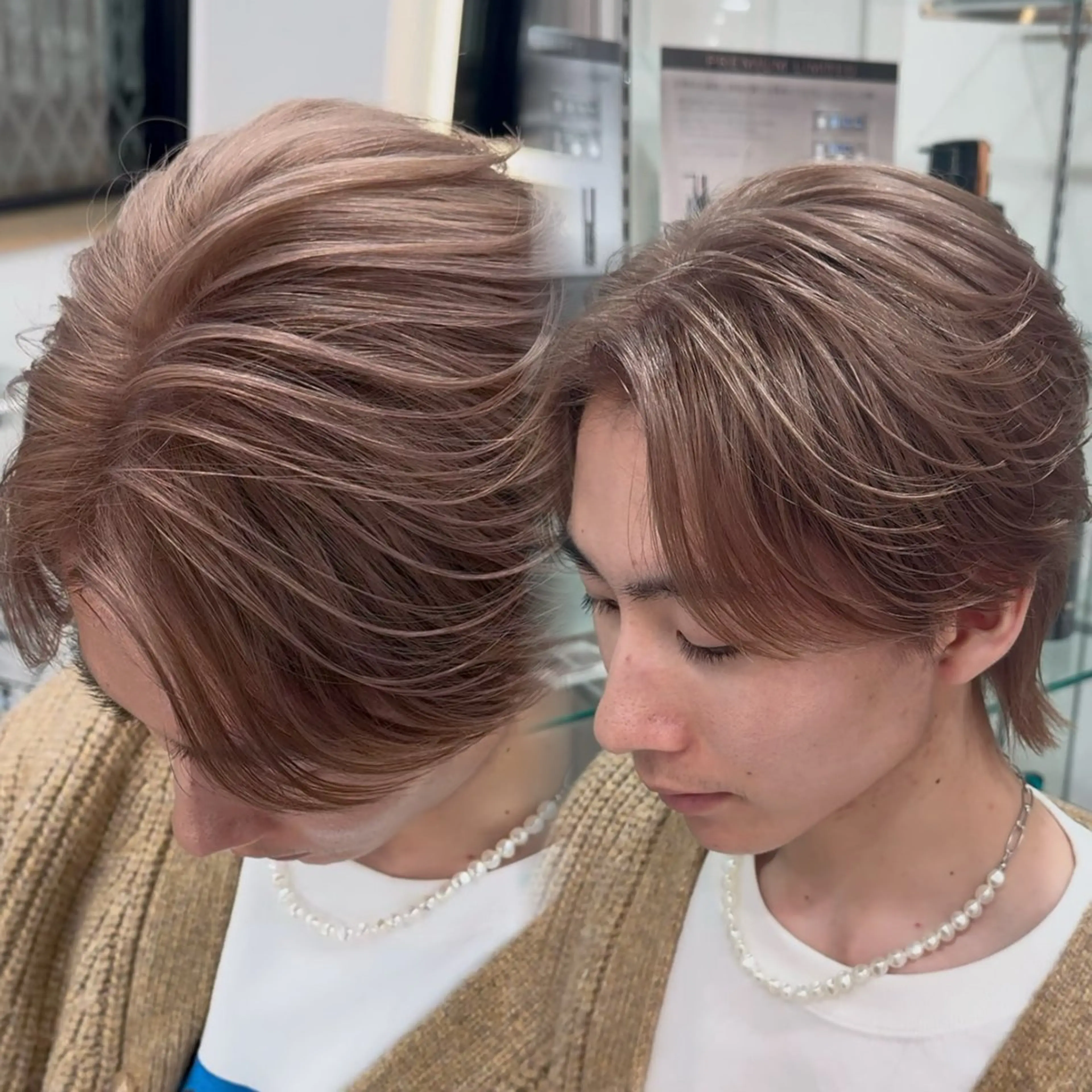 カラー メンズ 菅野 心悠/メンズヘアのヘアスタイル