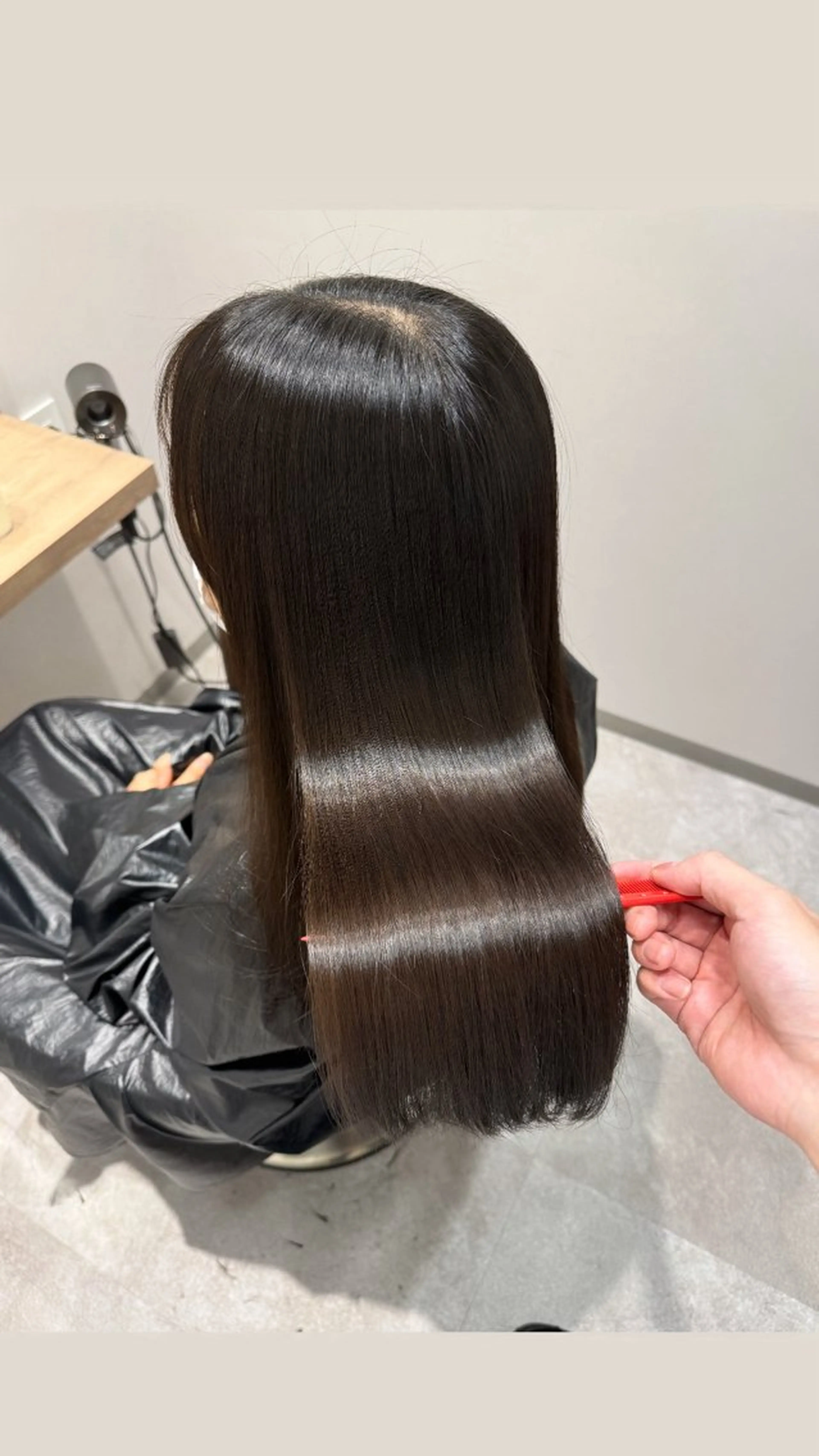 ロング カット 縮毛矯正 トリートメント 福田 修平💎 髪質改善/美髪矯正のヘアスタイル