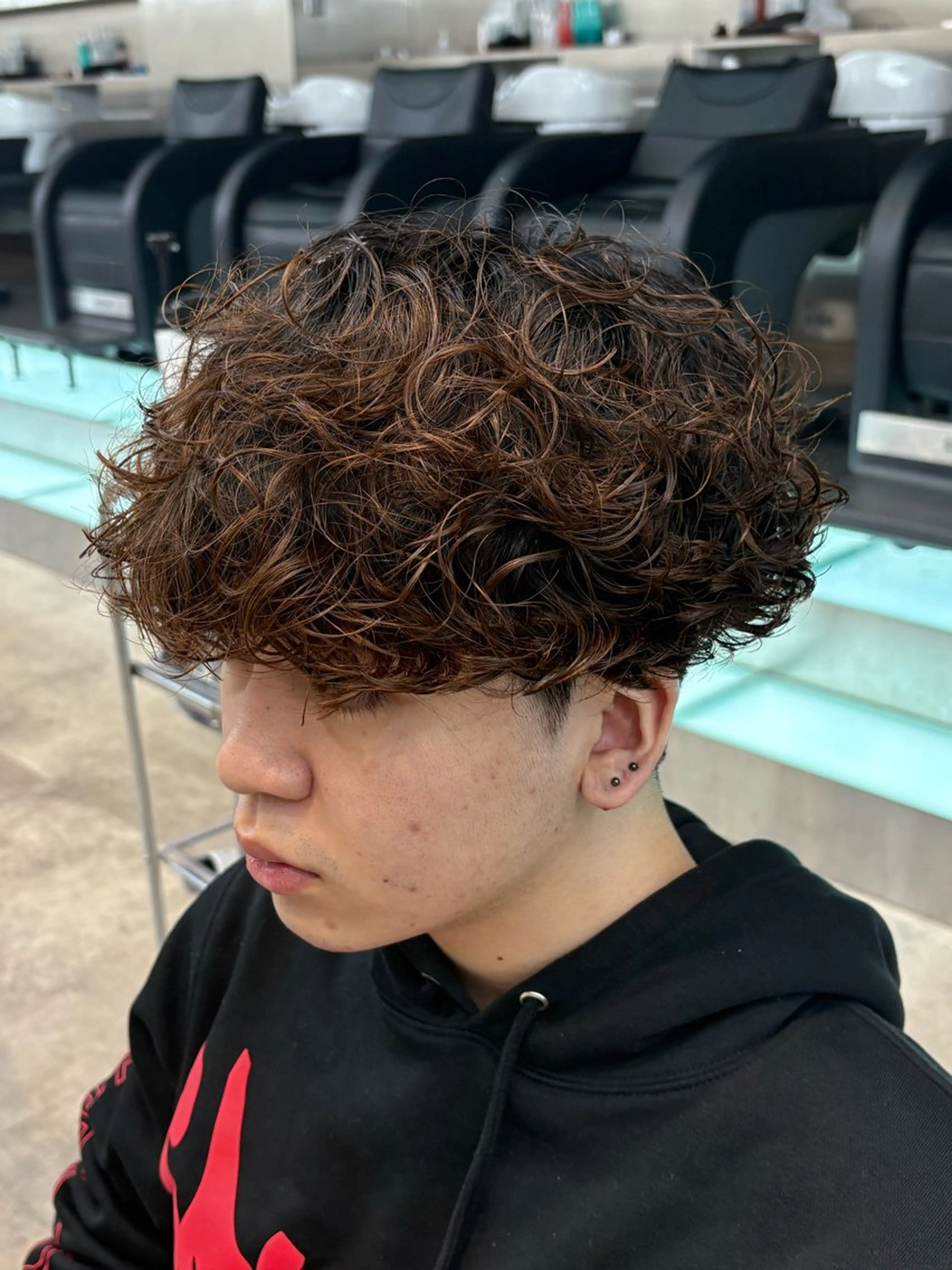 パーマ メンズ カット パーマ fifth 武正 琉生のヘアスタイル