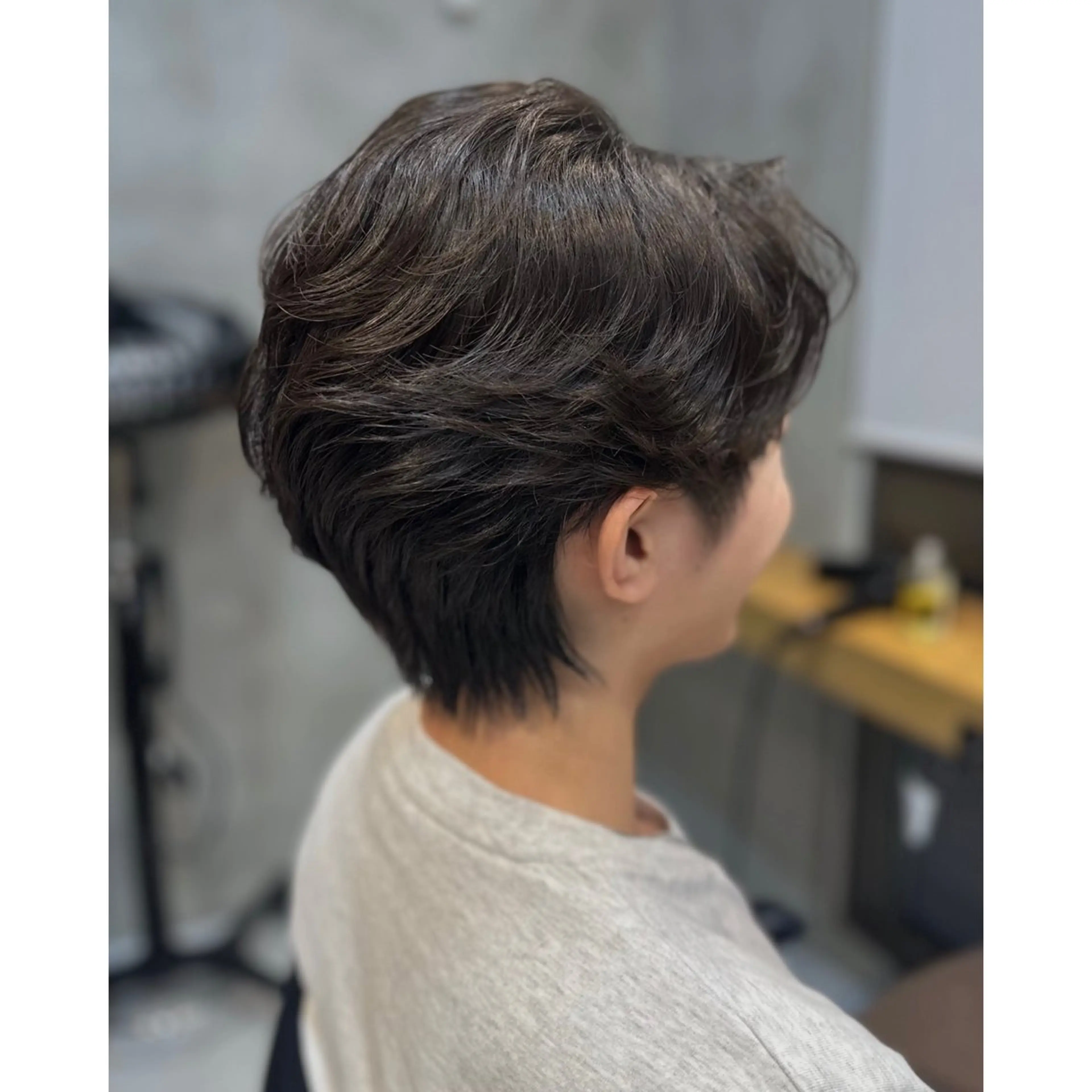 ショート パーマ メンズ elimabyfif th調布🌙キホ🌙のヘアスタイル