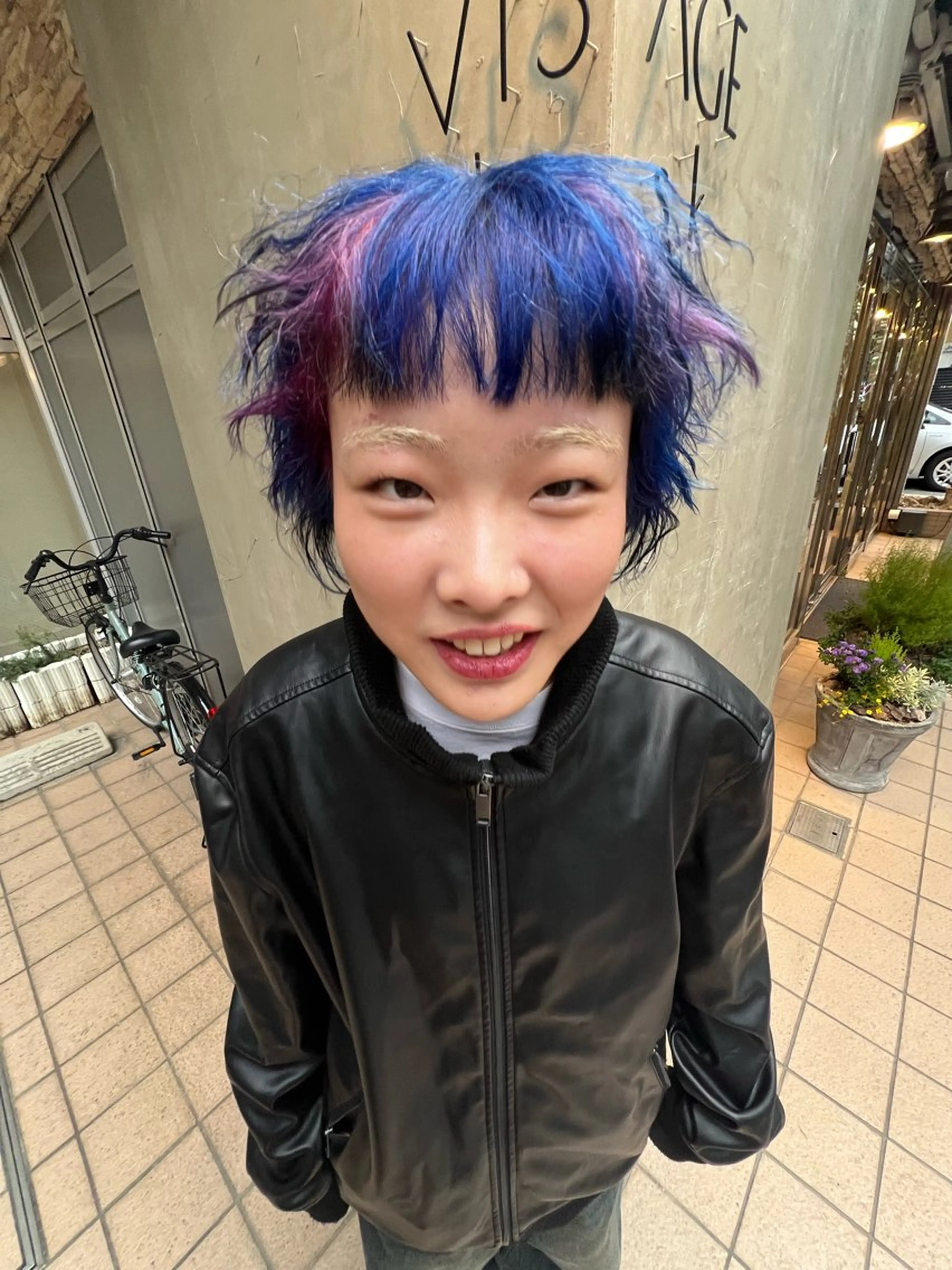 ショート カラー パーマ デザインカラー カット ヘアカラー トリートメント いぐちしょうた🫧 VISAGEbaskのヘアスタイル