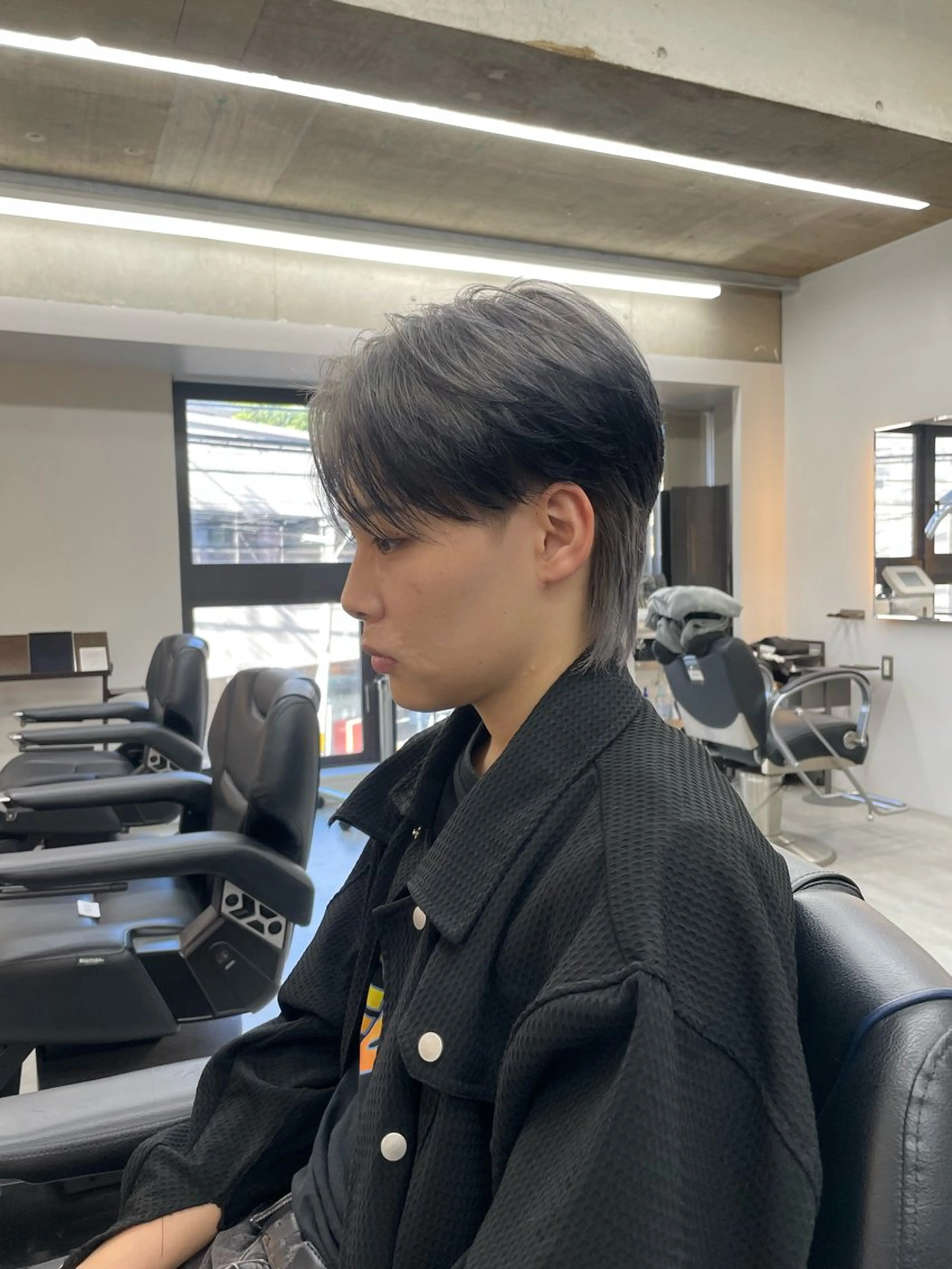 カラー メンズ 西山 剛のヘアスタイル