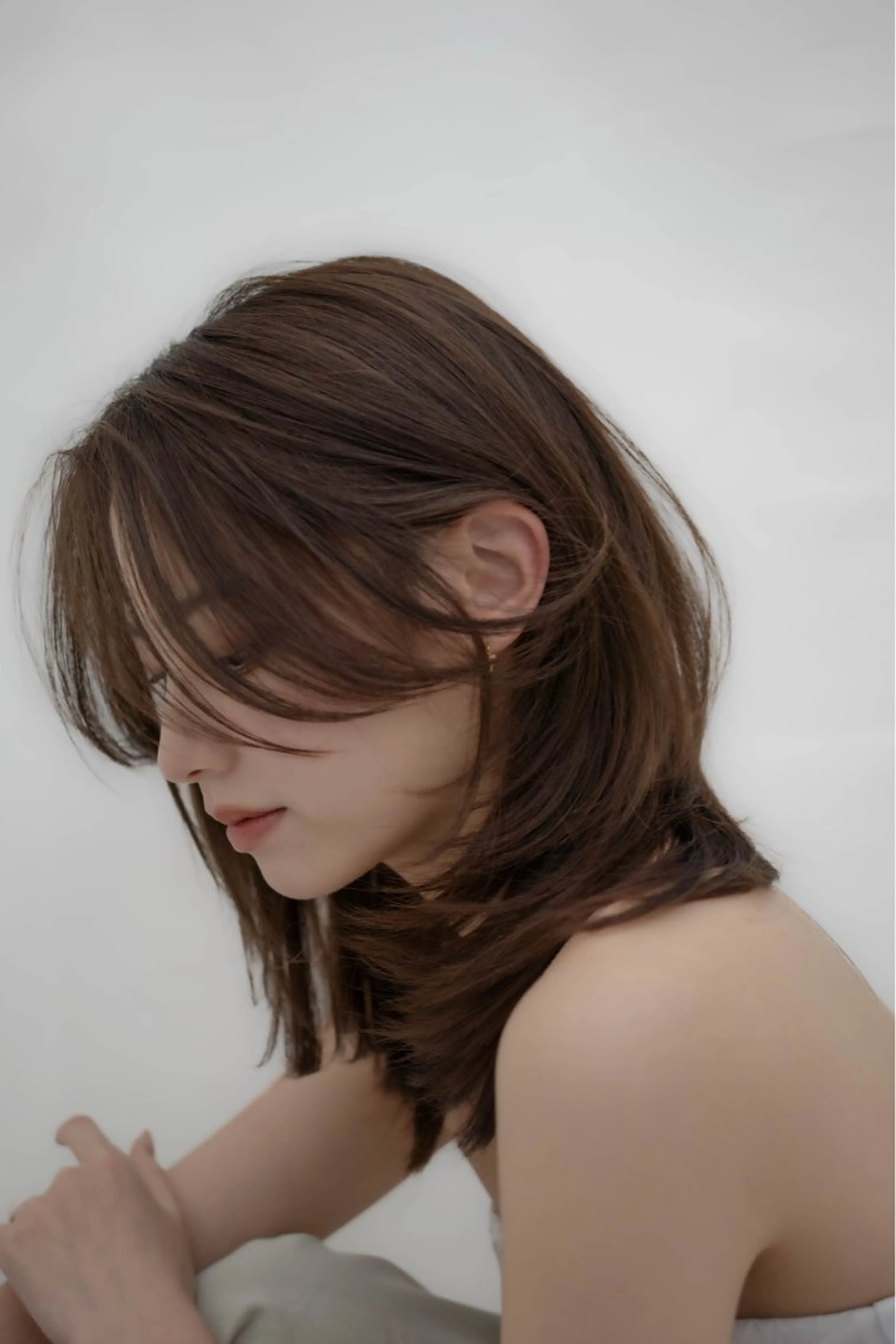 ミディアム ミディアムモデル 募集中/村上廉のヘアスタイル