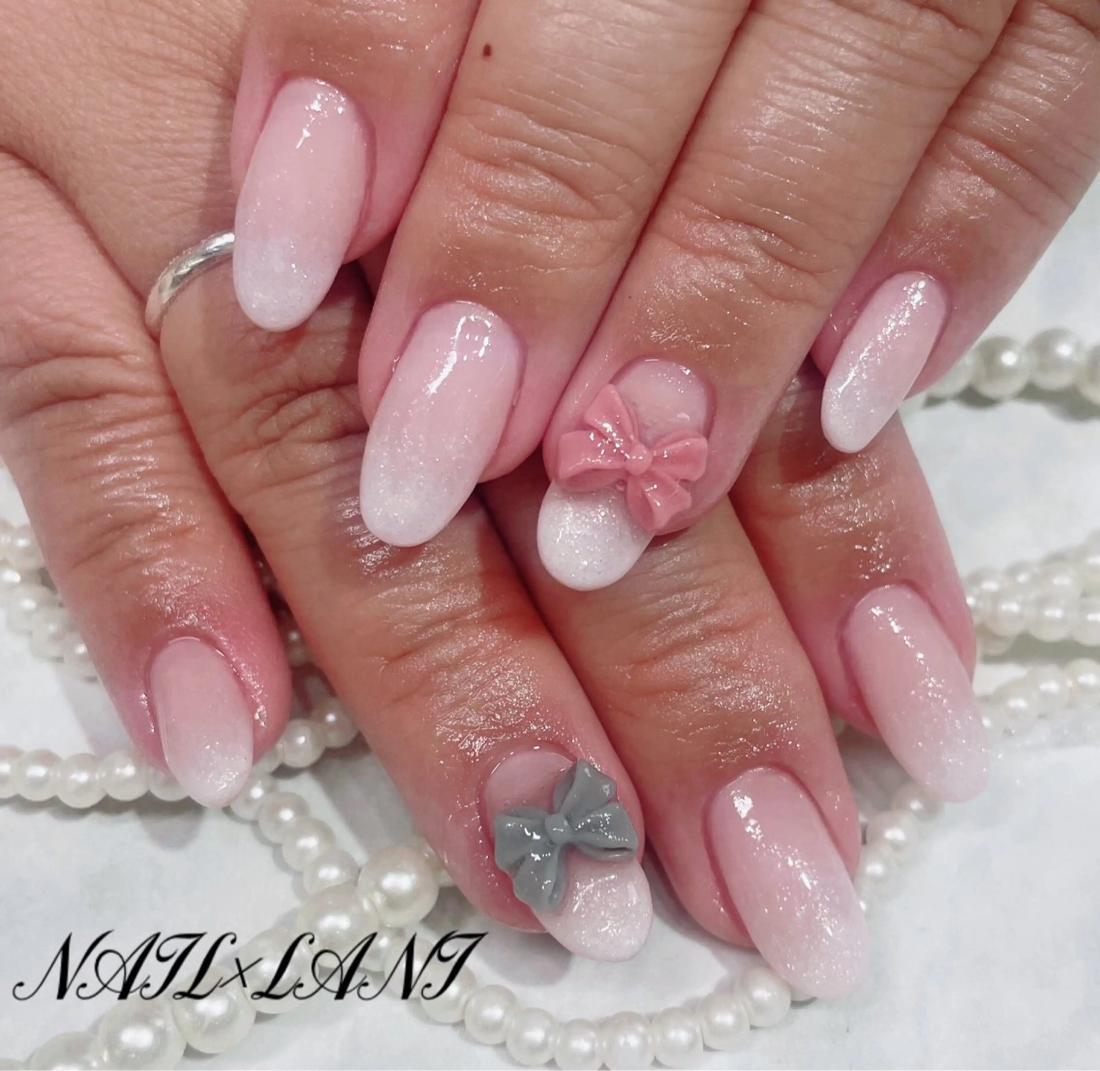 ネイル フットネイル ジェルネイル マグネットネイル パラジェル 一之瀬 柚季のネイルデザイン