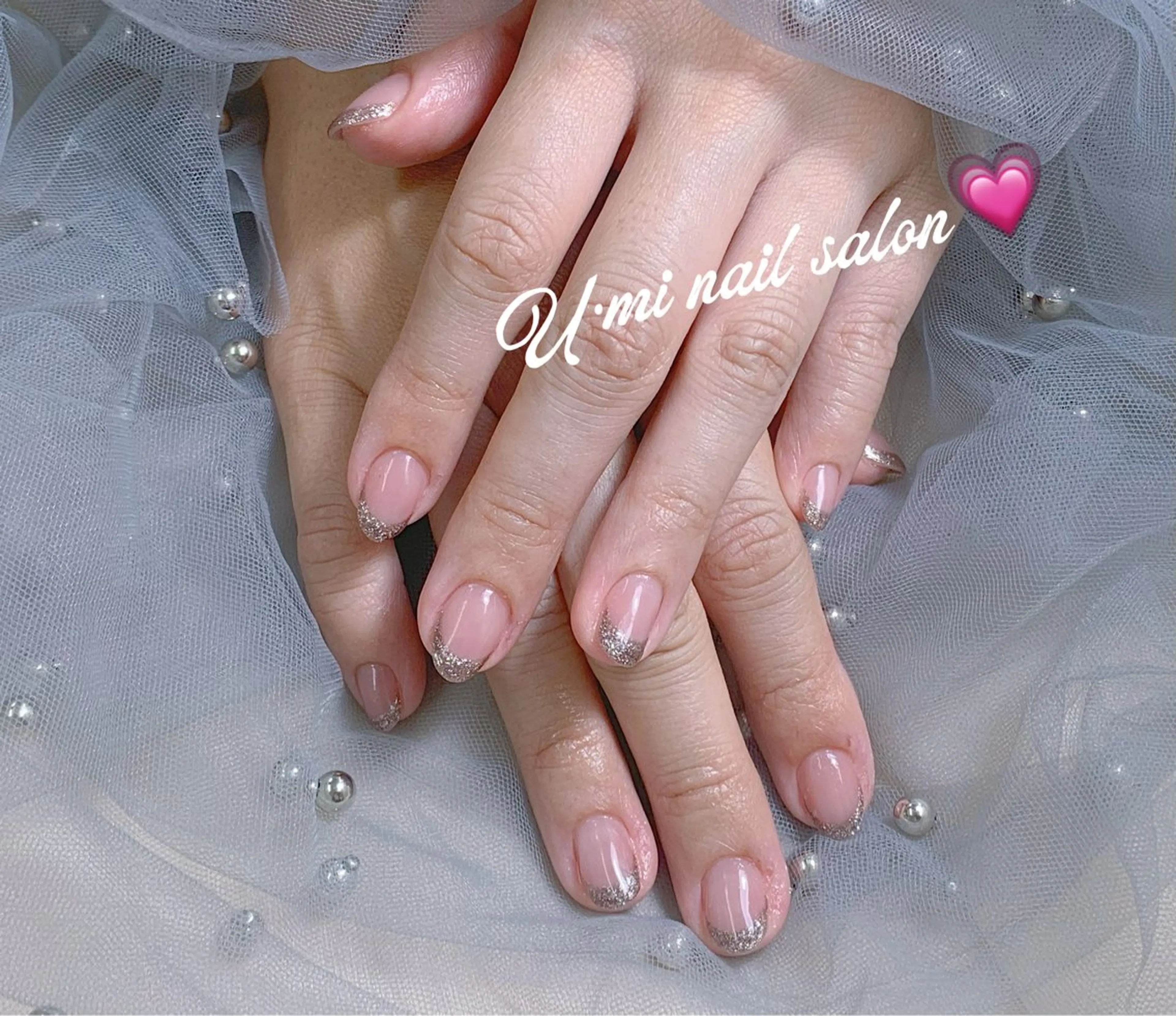 ネイル フレンチネイル U·Mi nail salon所属・U·Mi 上野御徒町容のネイルデザイン