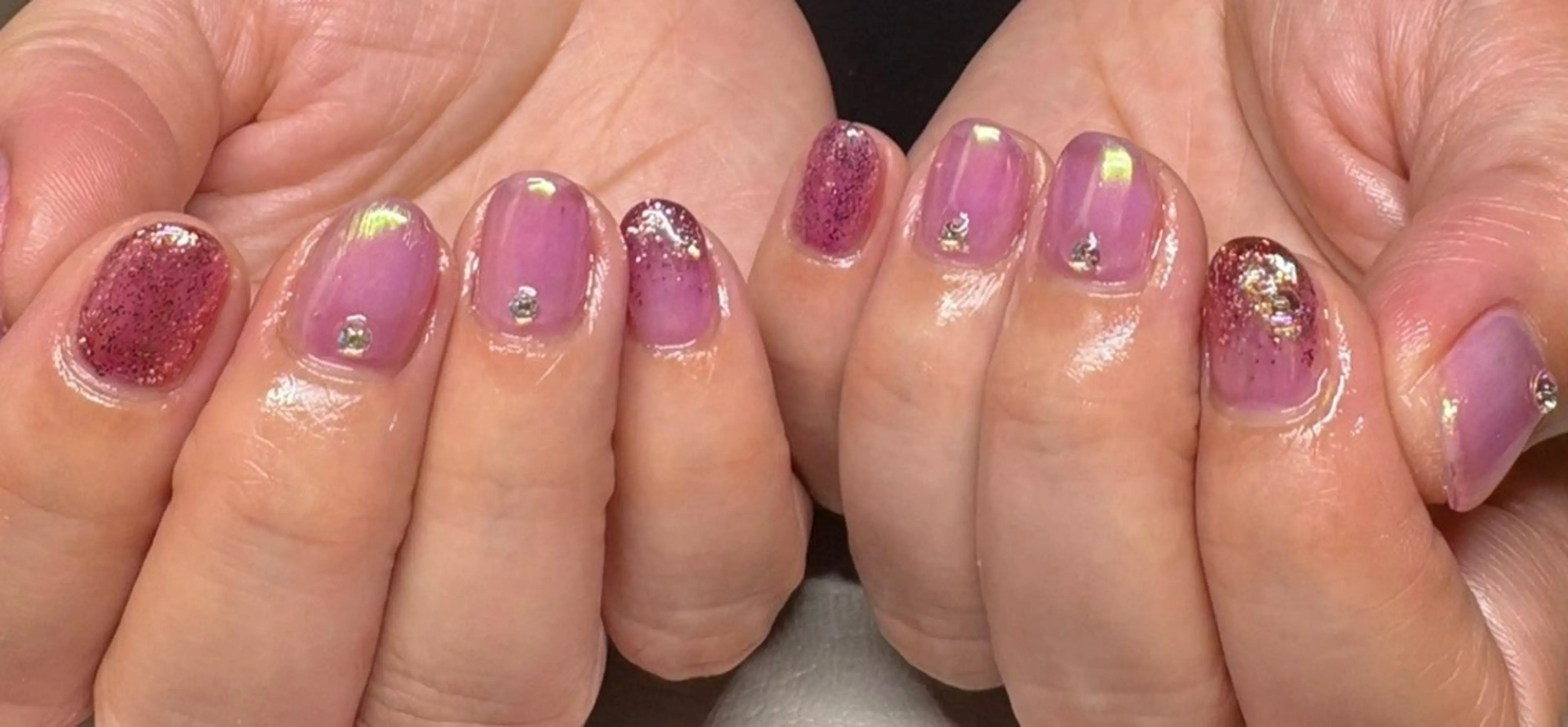 ネイル 持ち込み ハンドネイル Chaleur fleurのネイルデザイン