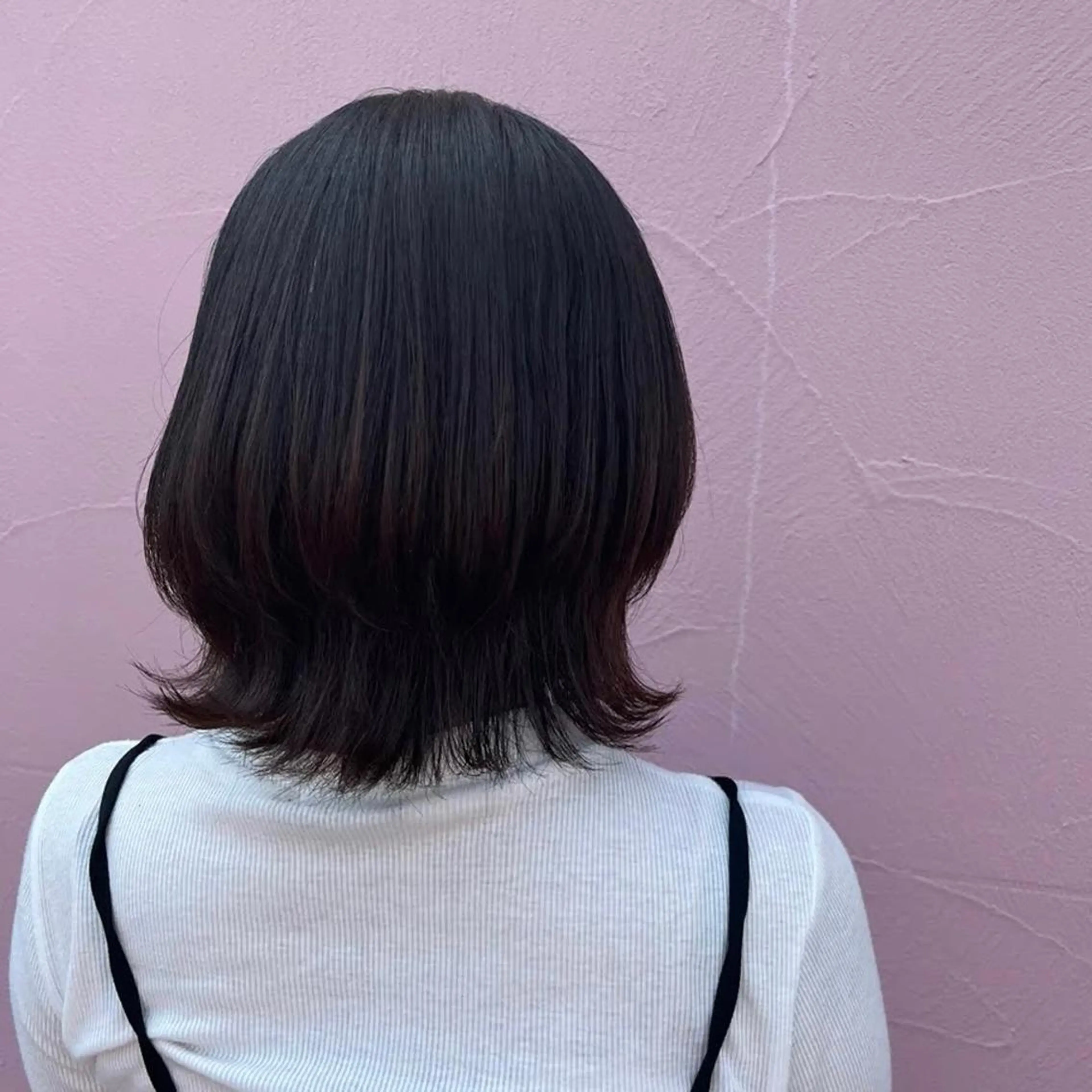 ミディアム ウルフカット ♡ナナコ♡ レイヤー/艶髪のヘアスタイル