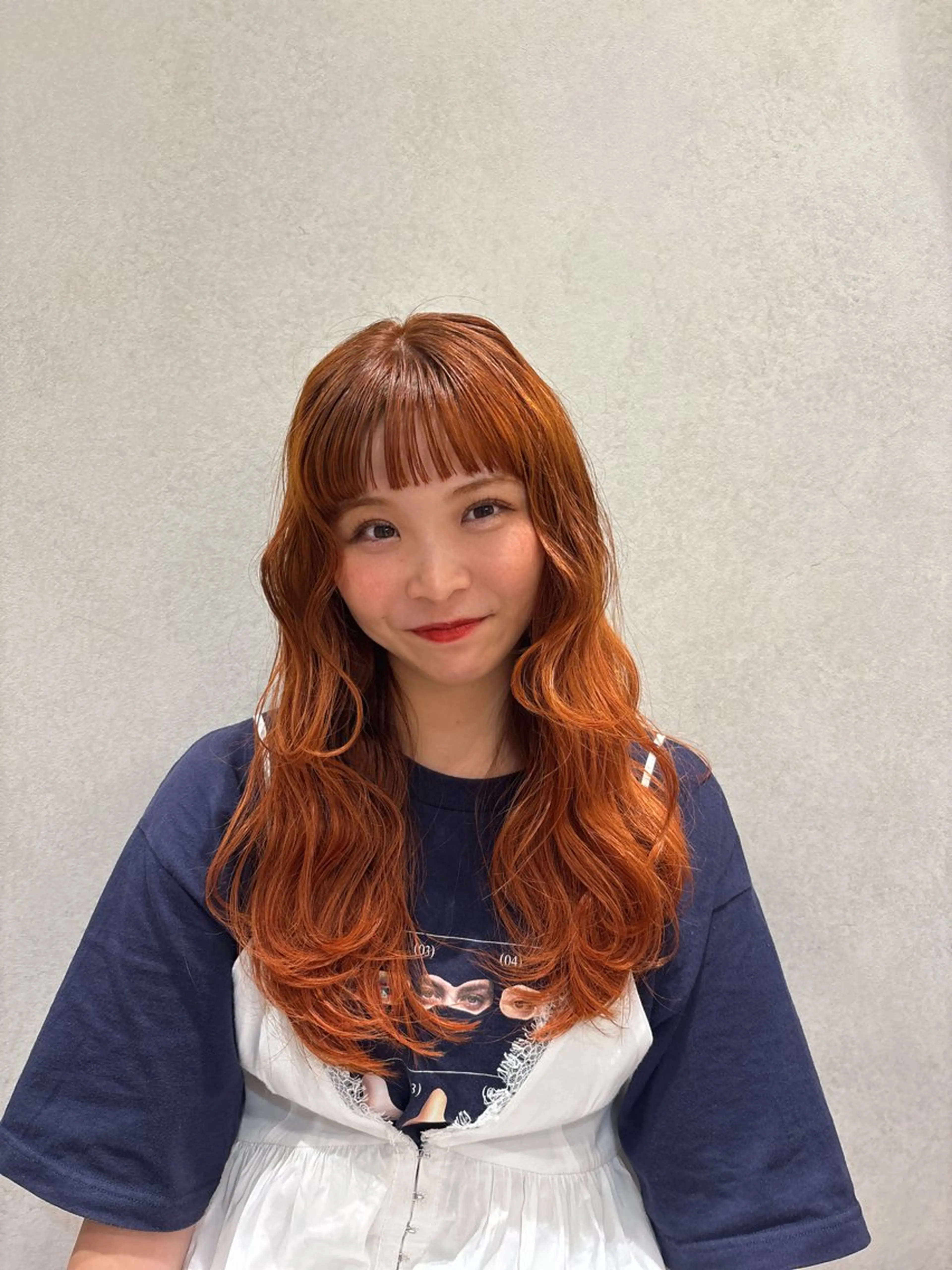 ロング ハイトーン/暖色 カラー/maoのヘアスタイル