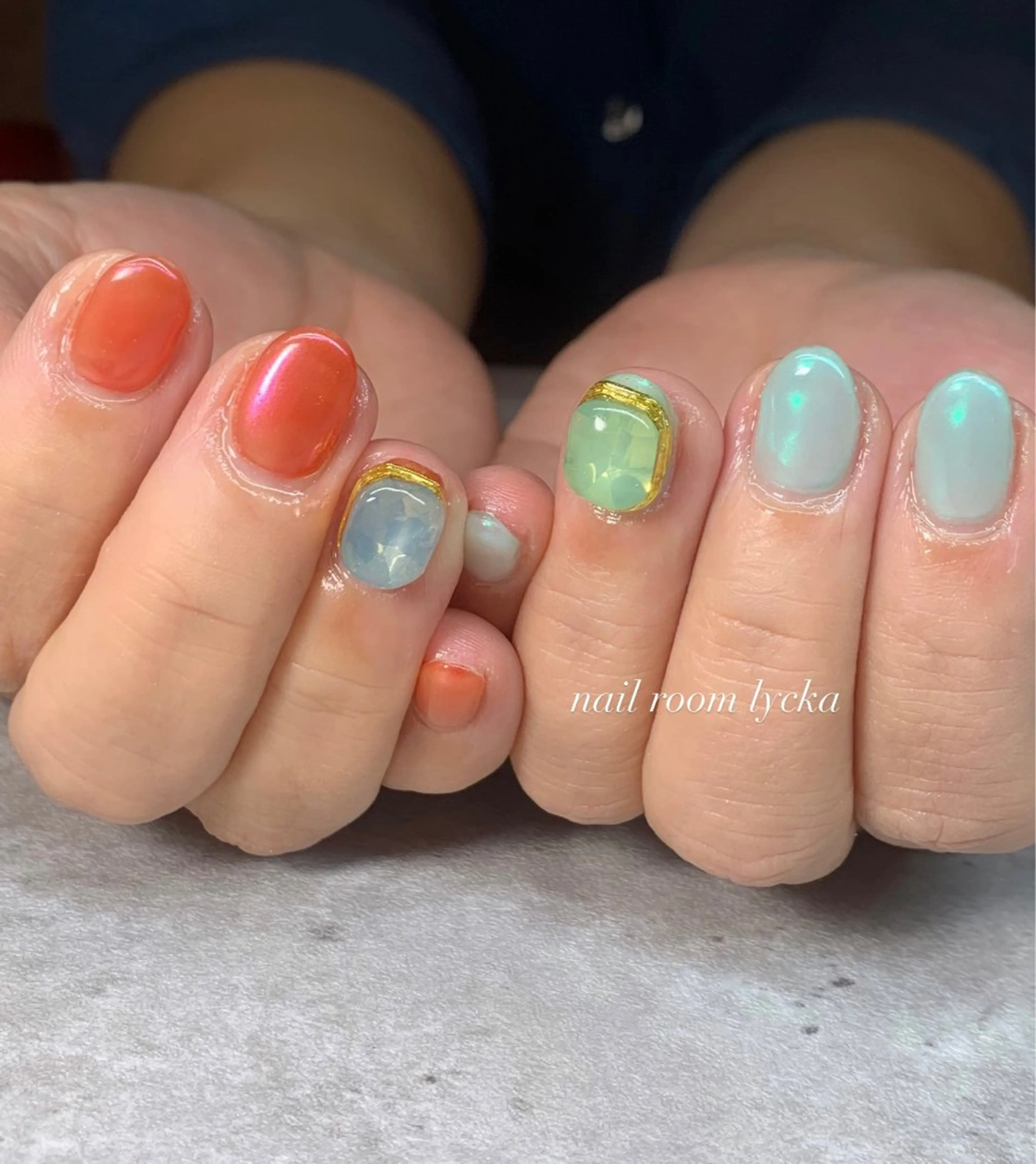 ネイル ﾈｲﾙﾙｰﾑﾘｯｶ 𝐦𝐚𝐲𝐮のネイルデザイン