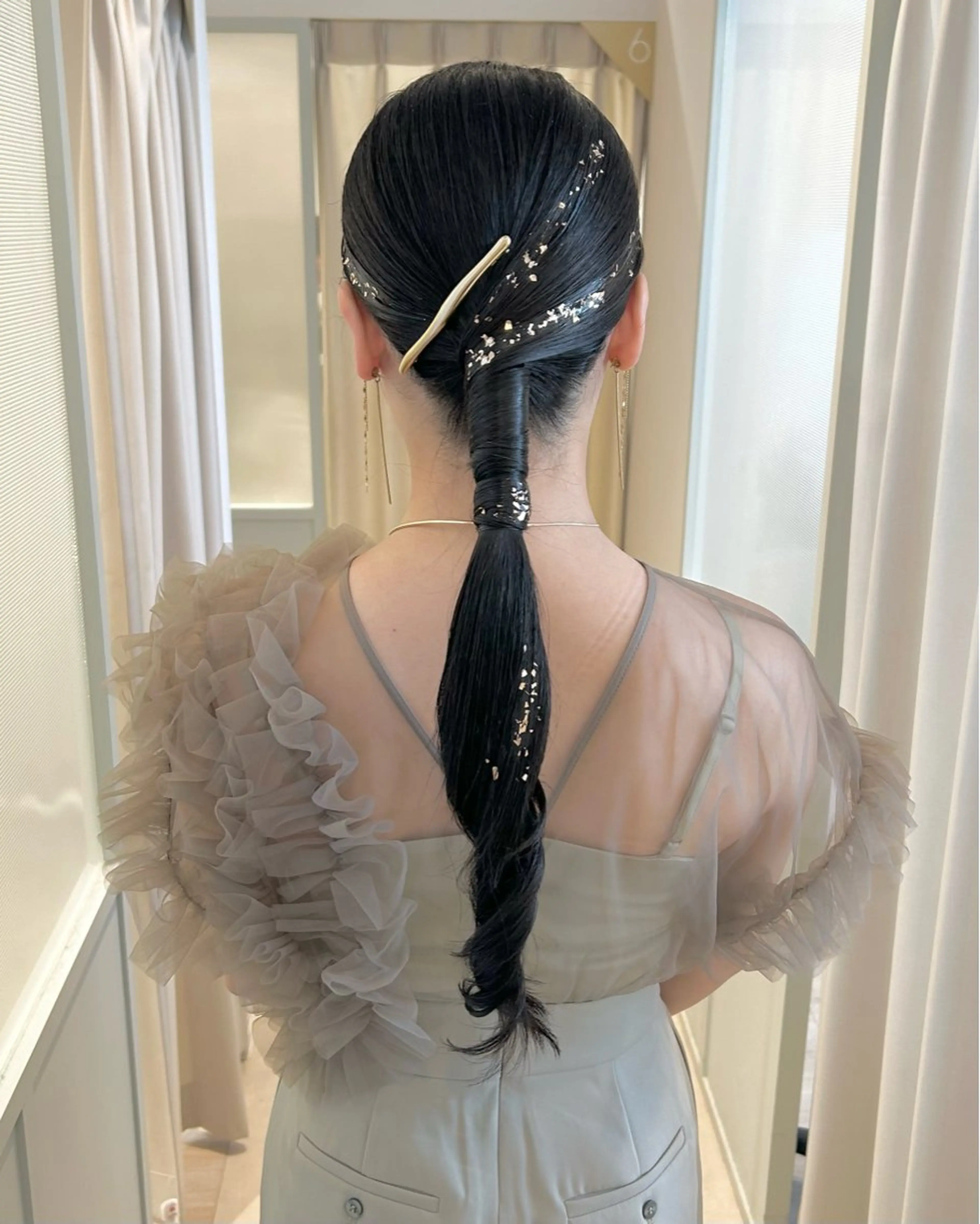 ヘアアレンジ ヘアセット 似合わせ艶髪カラー ❤️ハダユミのヘアスタイル