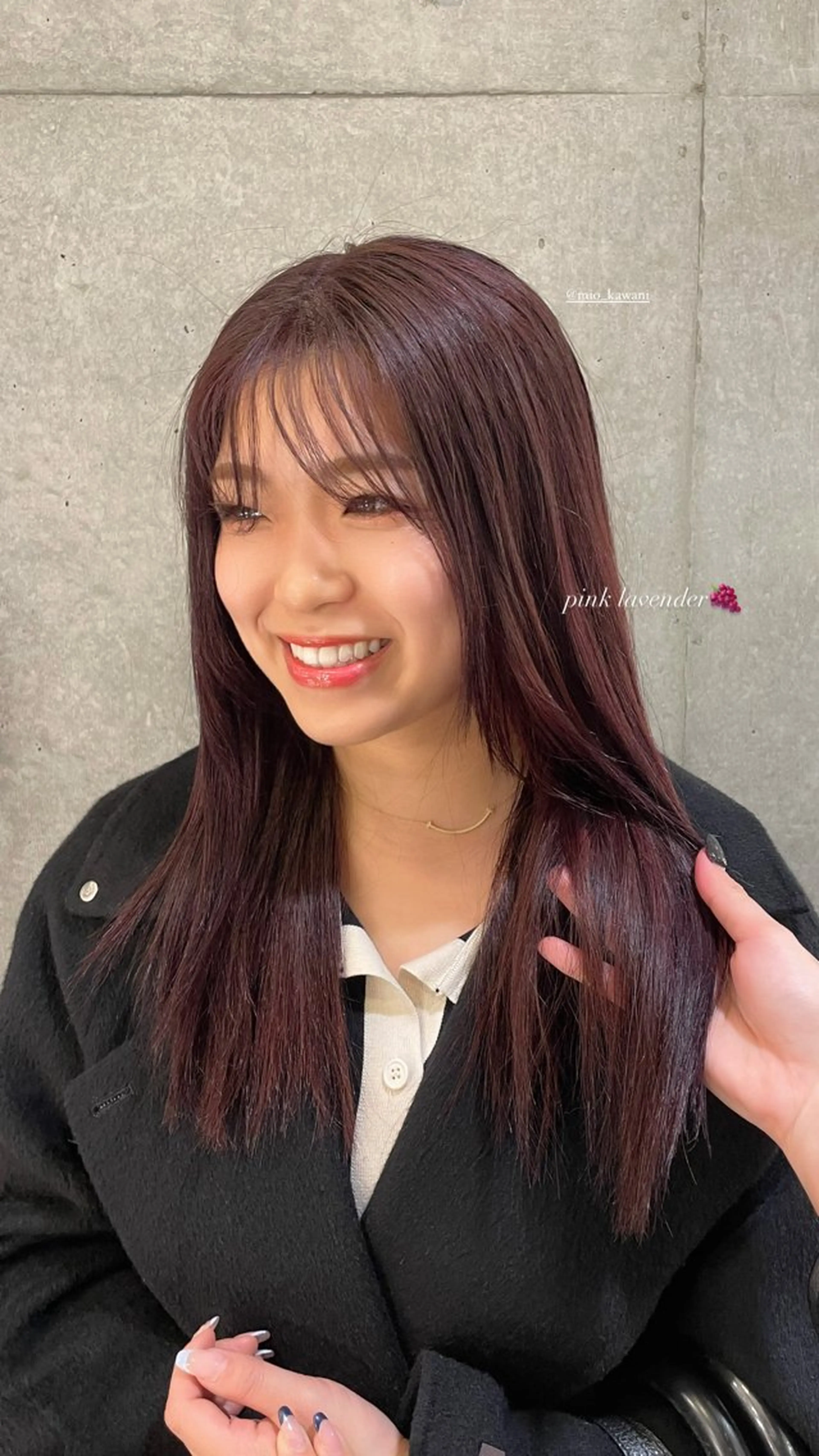 セミロング LINDO TOKYO 梅田店所属・梅田美容師 nao🐈‍⬛のヘアスタイル