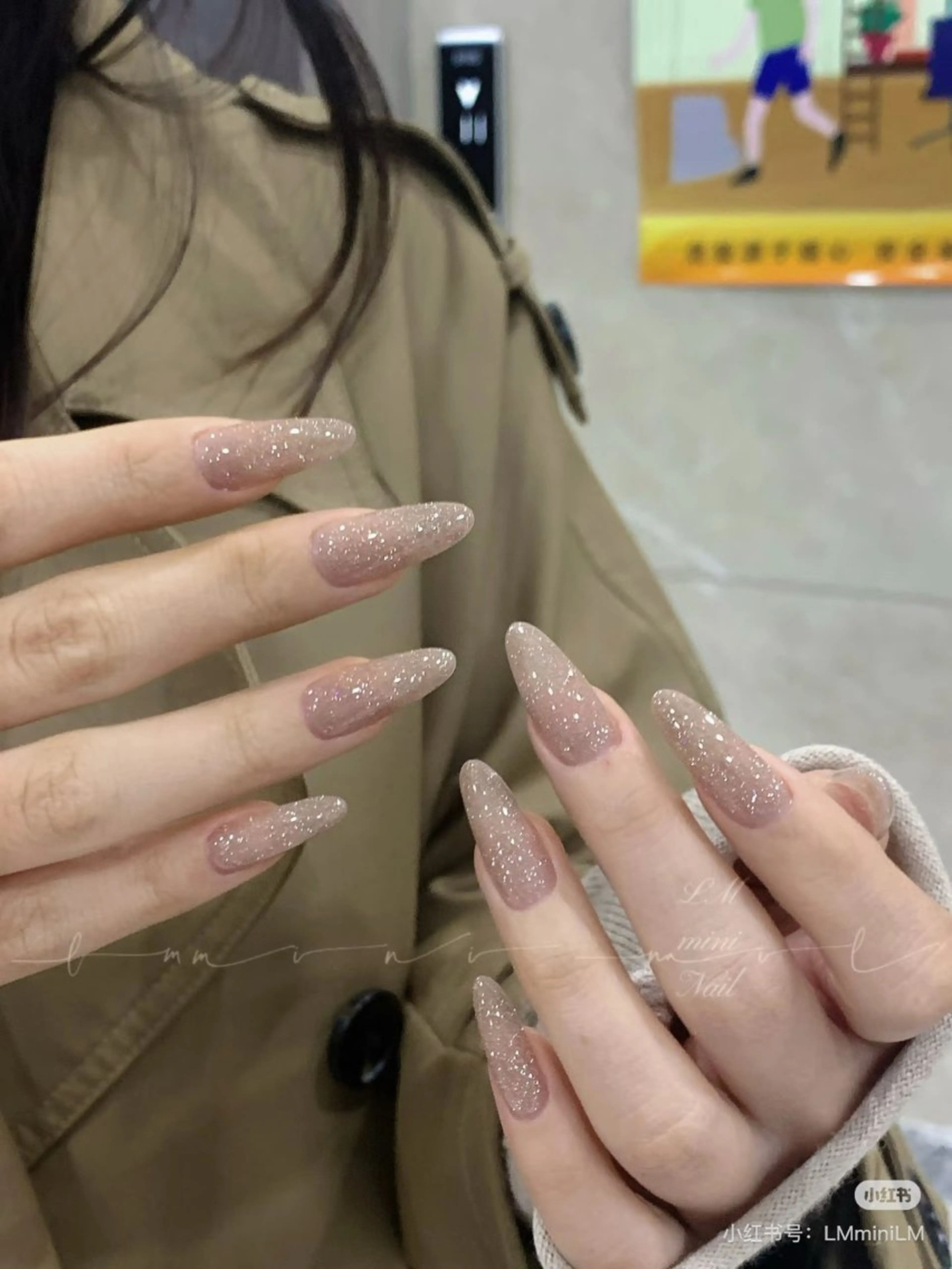 ネイル フラッシュネイル ワンカラーネイル QQ NAILのネイルデザイン