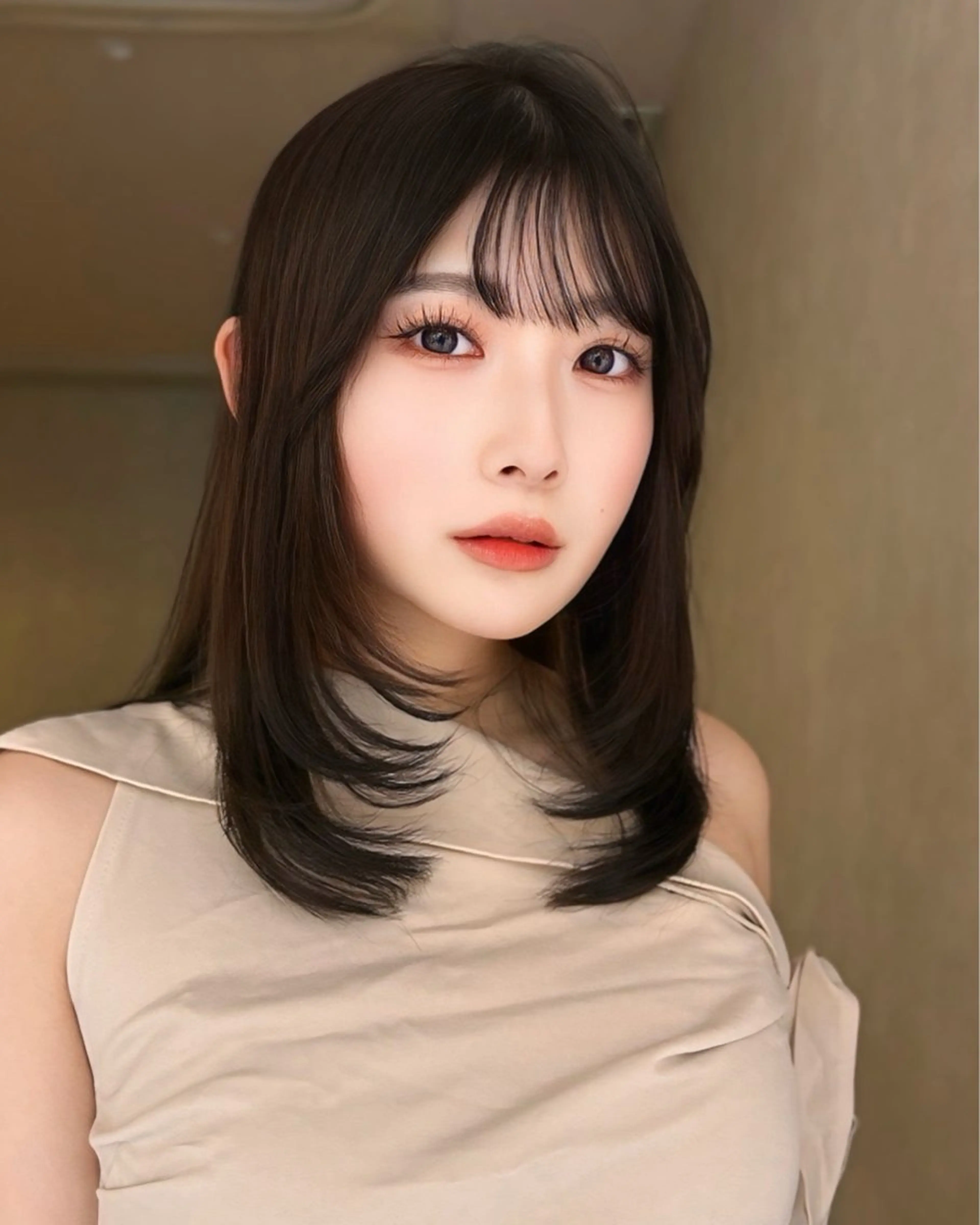 ロング レイヤーカット 【似合わせ特化🌷】 ショート/モカのヘアスタイル