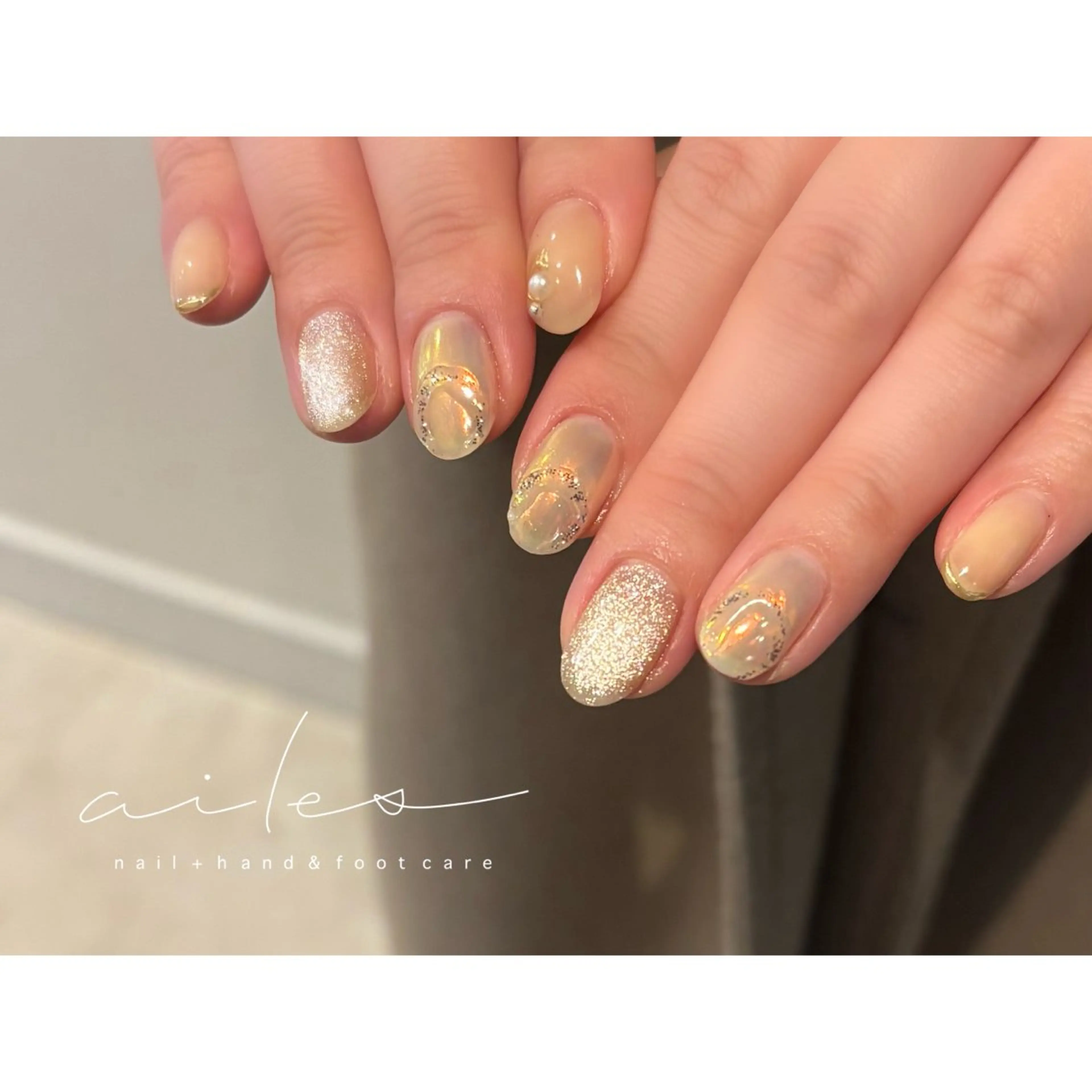 ネイル ailes柏 せきねのネイルデザイン