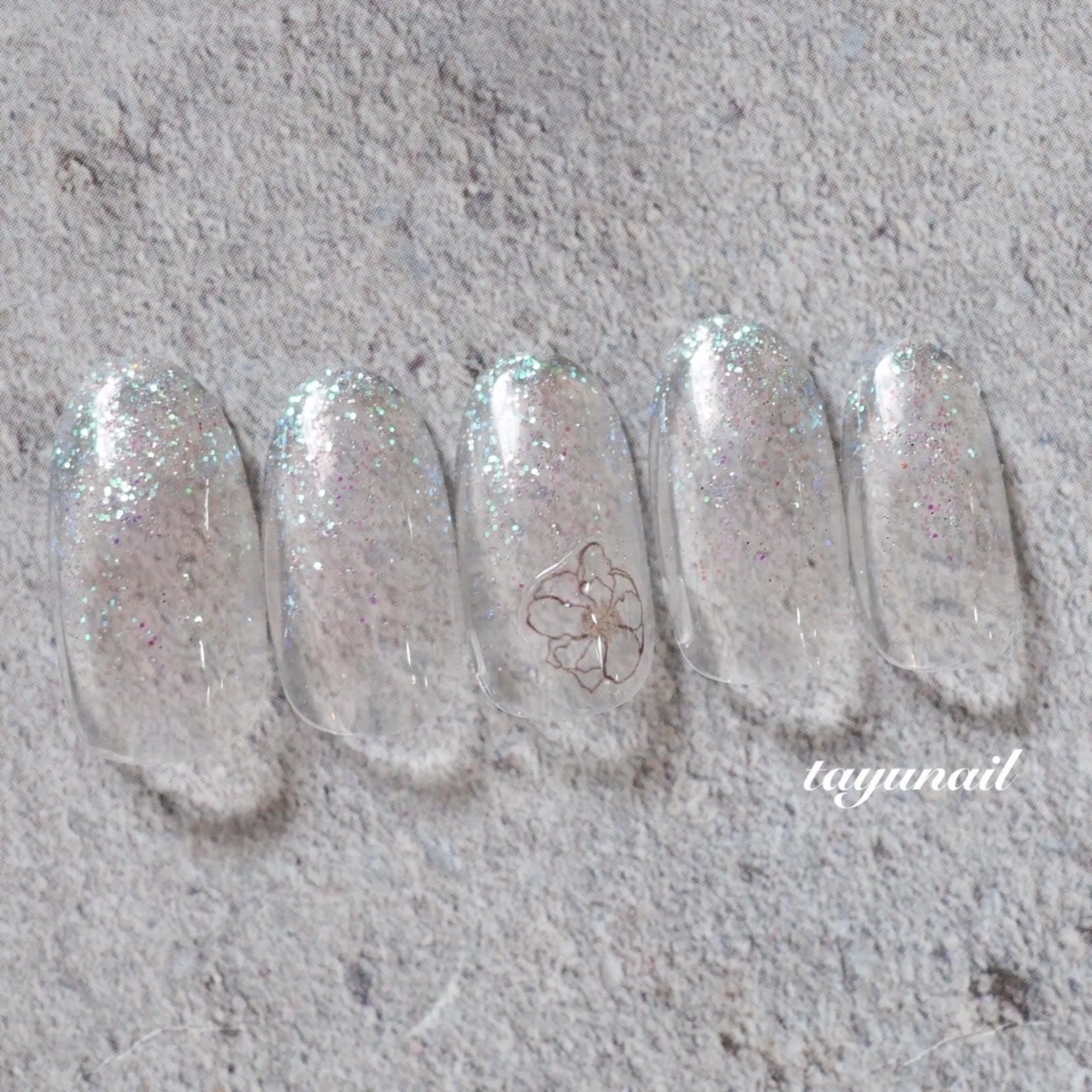 ネイル アートネイル ジェルネイル パラジェル シンプルネイル ハンドネイル ネイルサロン 【たゆnail】のネイルデザイン