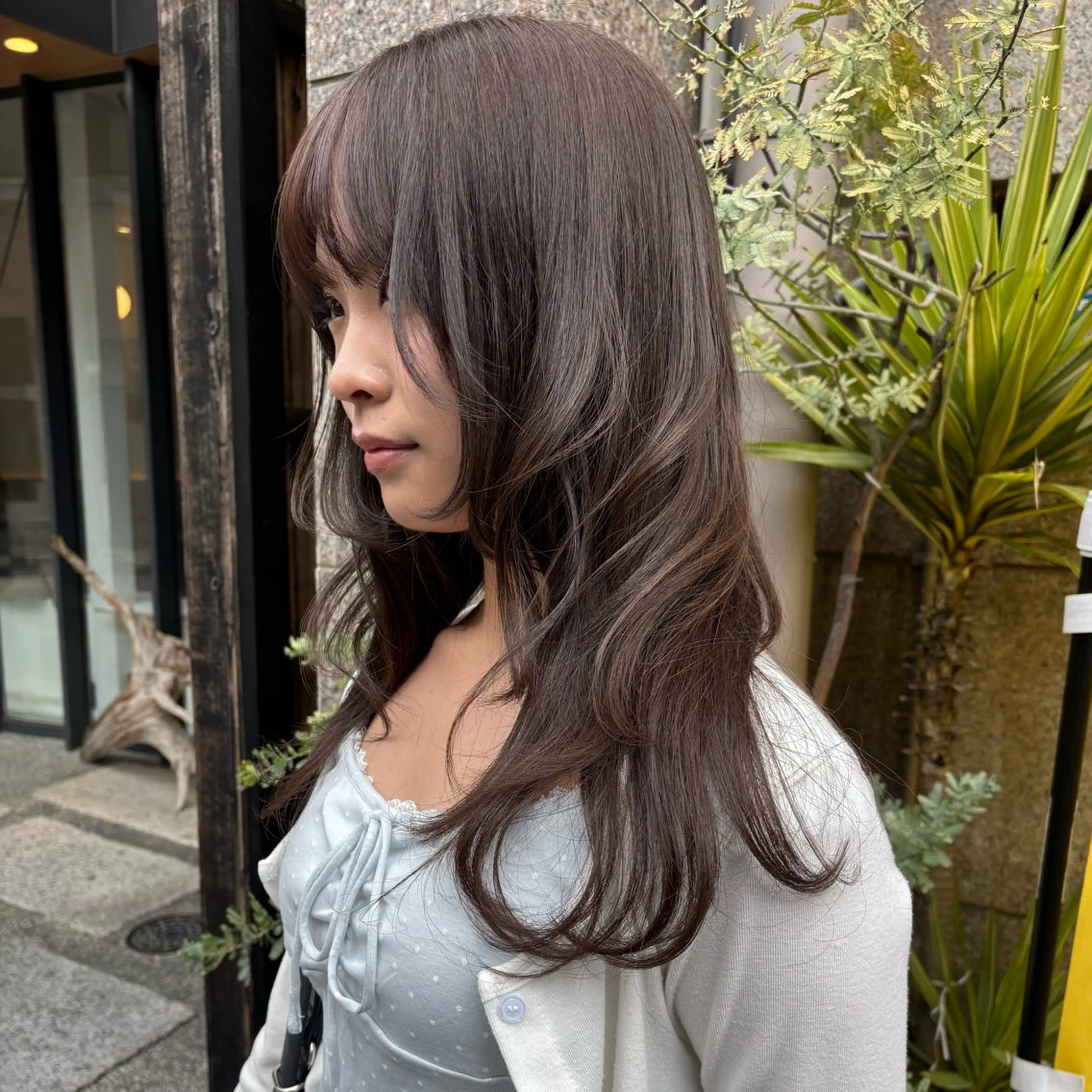 セミロング レイヤーカット 似合わせボブカット/ 髪質改善/細川実知香のヘアスタイル