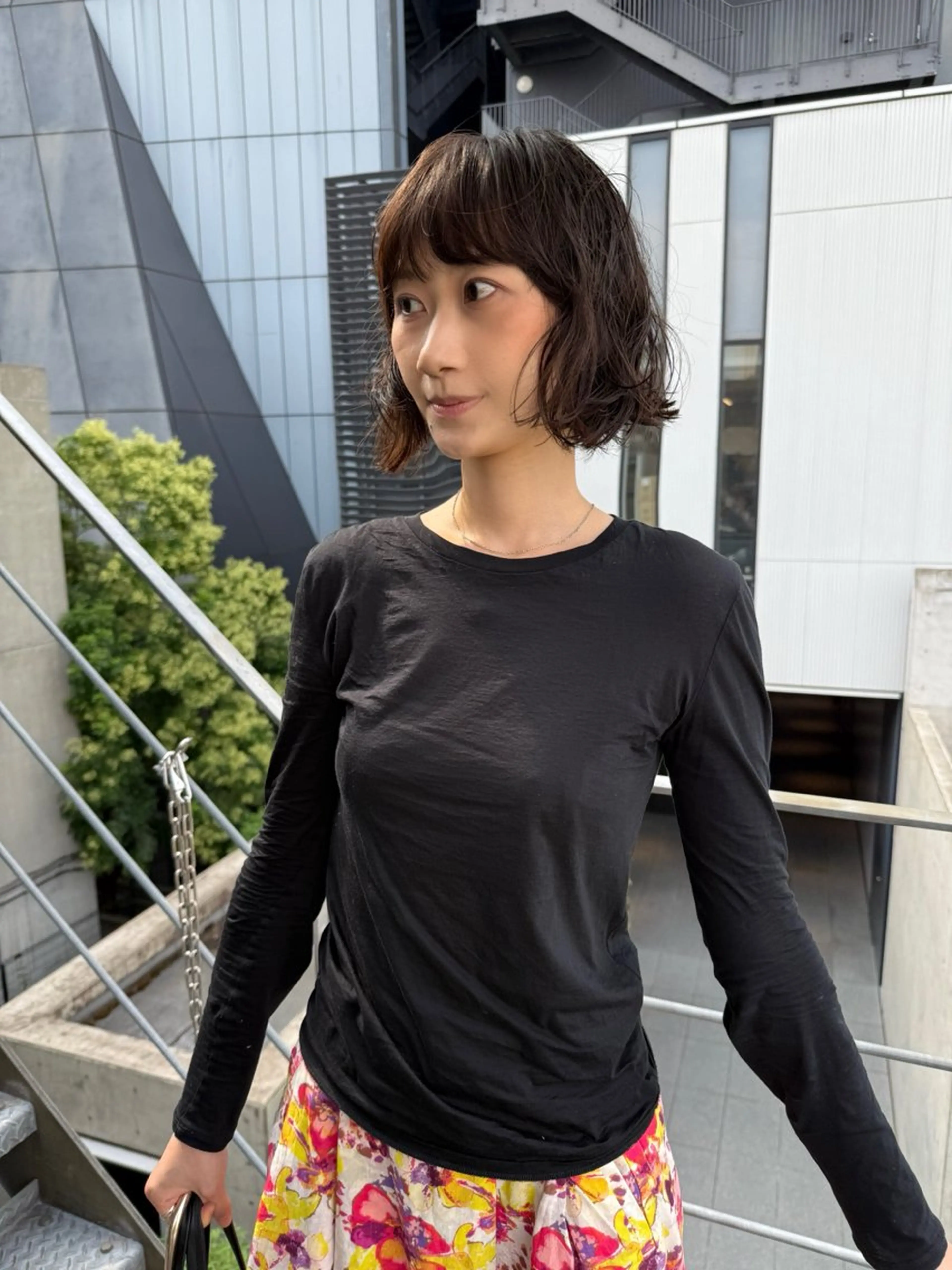 ショート ボブ 髪質改善 レイヤーカット ウルフカット ウルフレイヤー レイヤーカット\ウル フ　chinatsuのヘアスタイル