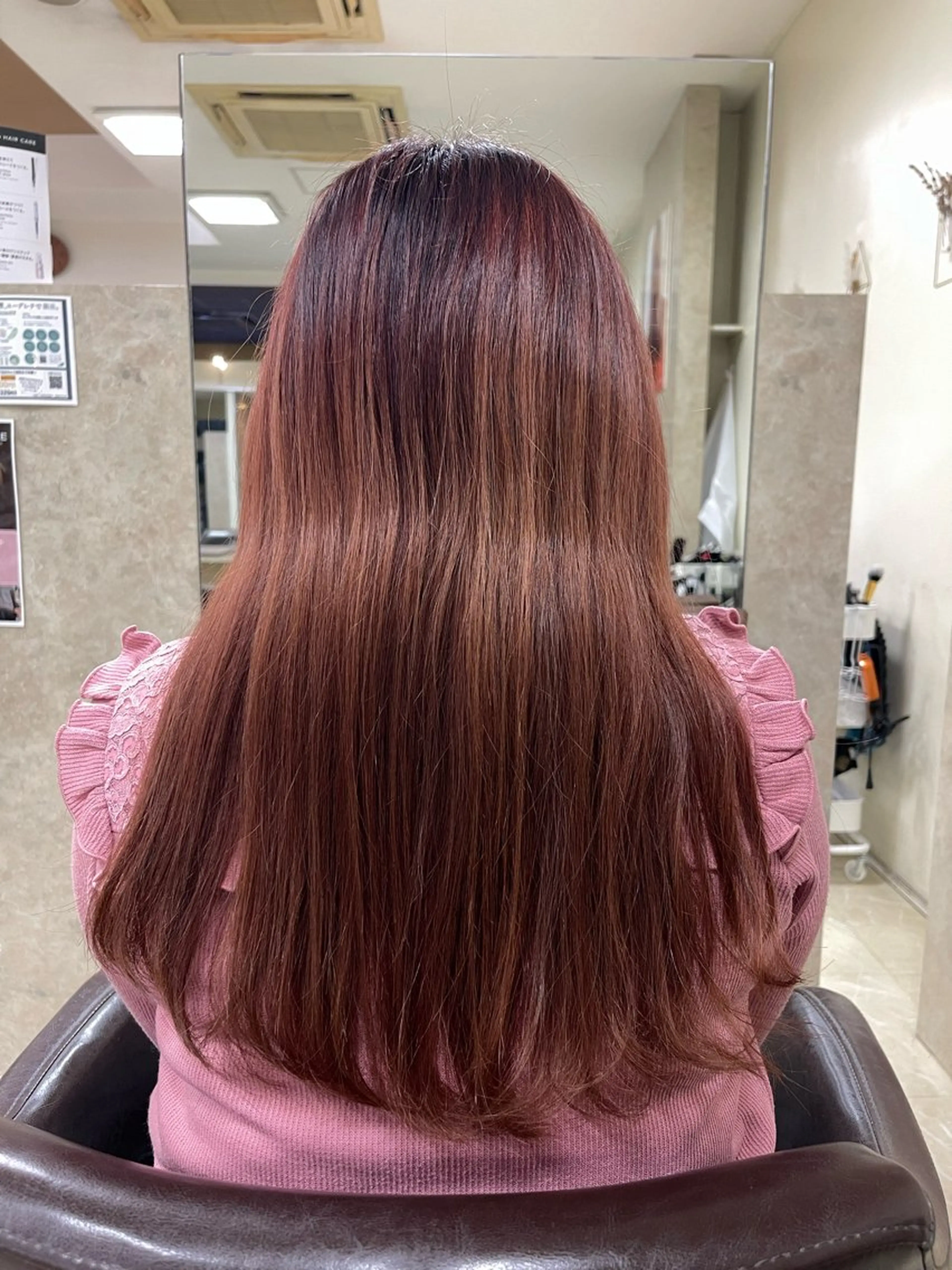 ロング 髪質改善 縮毛矯正 縮毛・酸性ストレート 特化のヘアスタイル