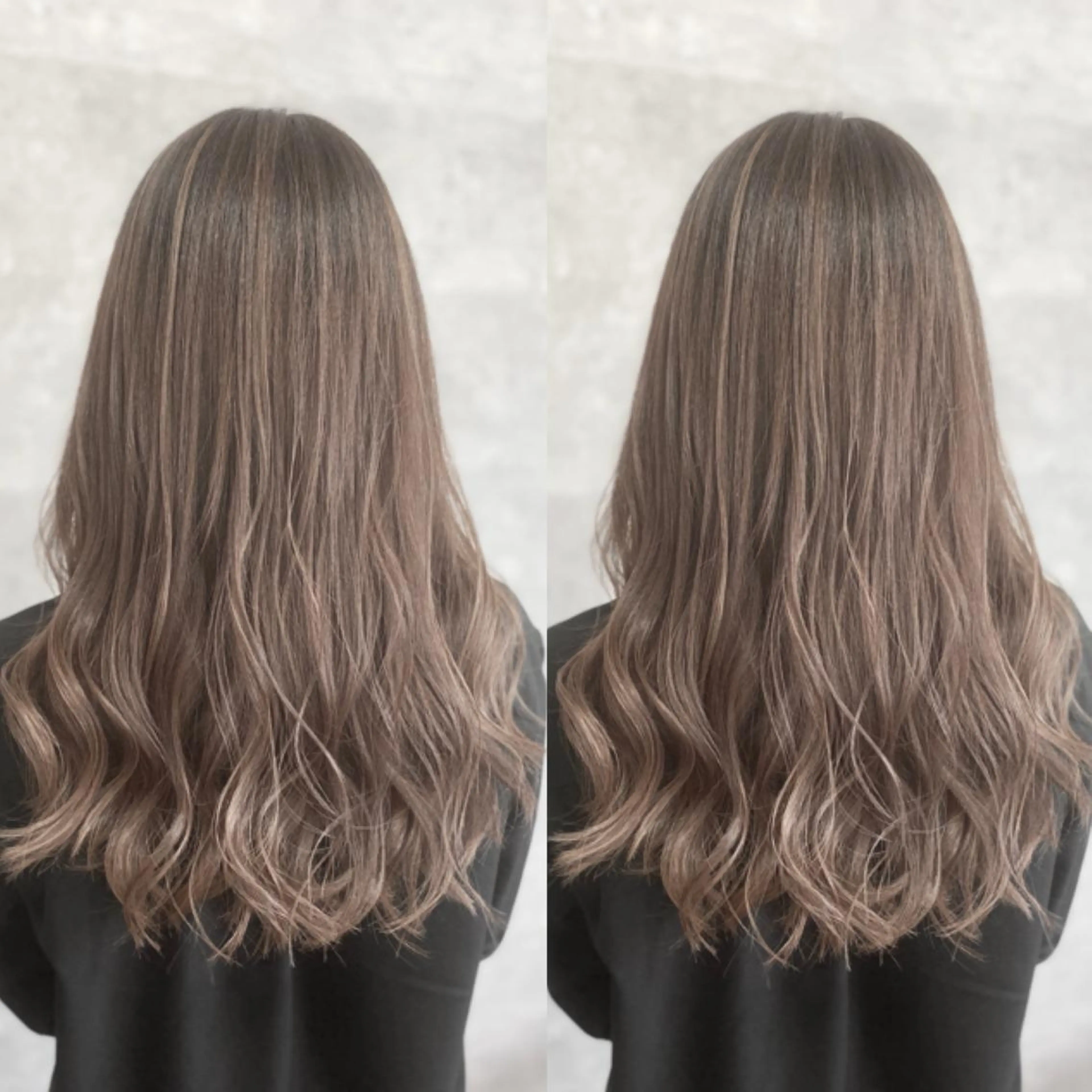 ロング カット ヘアカラー トリートメント ＳＨＩ ＺＵのヘアスタイル