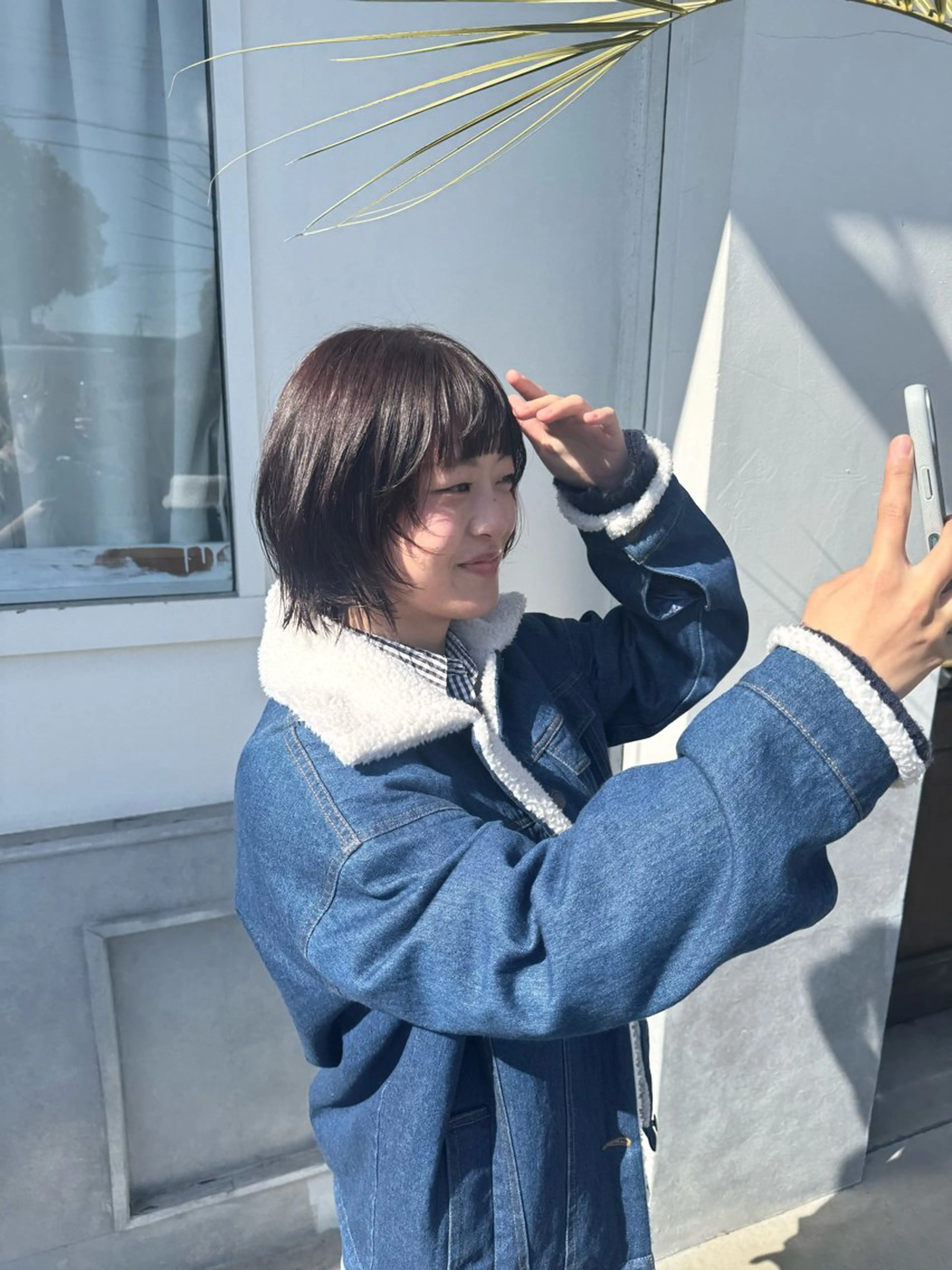 ショート ショートヘア 小顔カット カット 景山 きずなのヘアスタイル